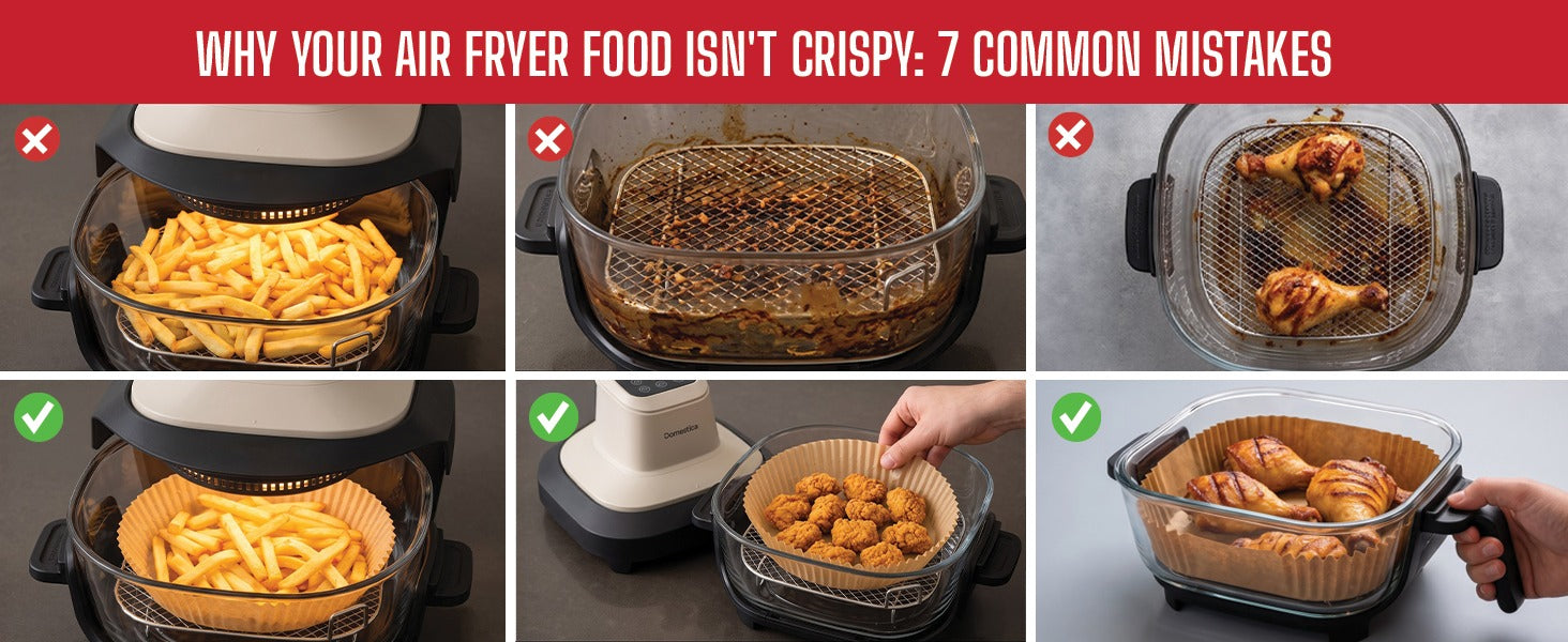 Why Your Air Fryer Food Isn't Crispy: 7 Common Mistakes