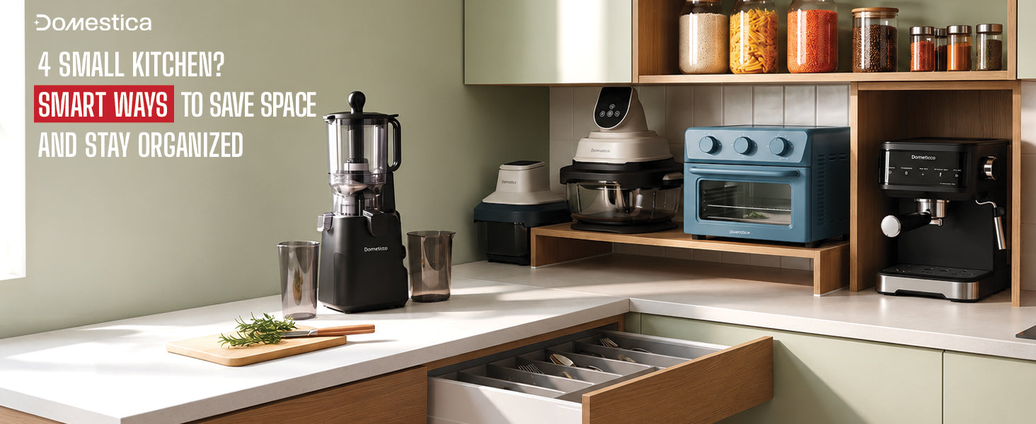 4 Space-Saving Tips for a Small, Organized Kitchen | Domestica
