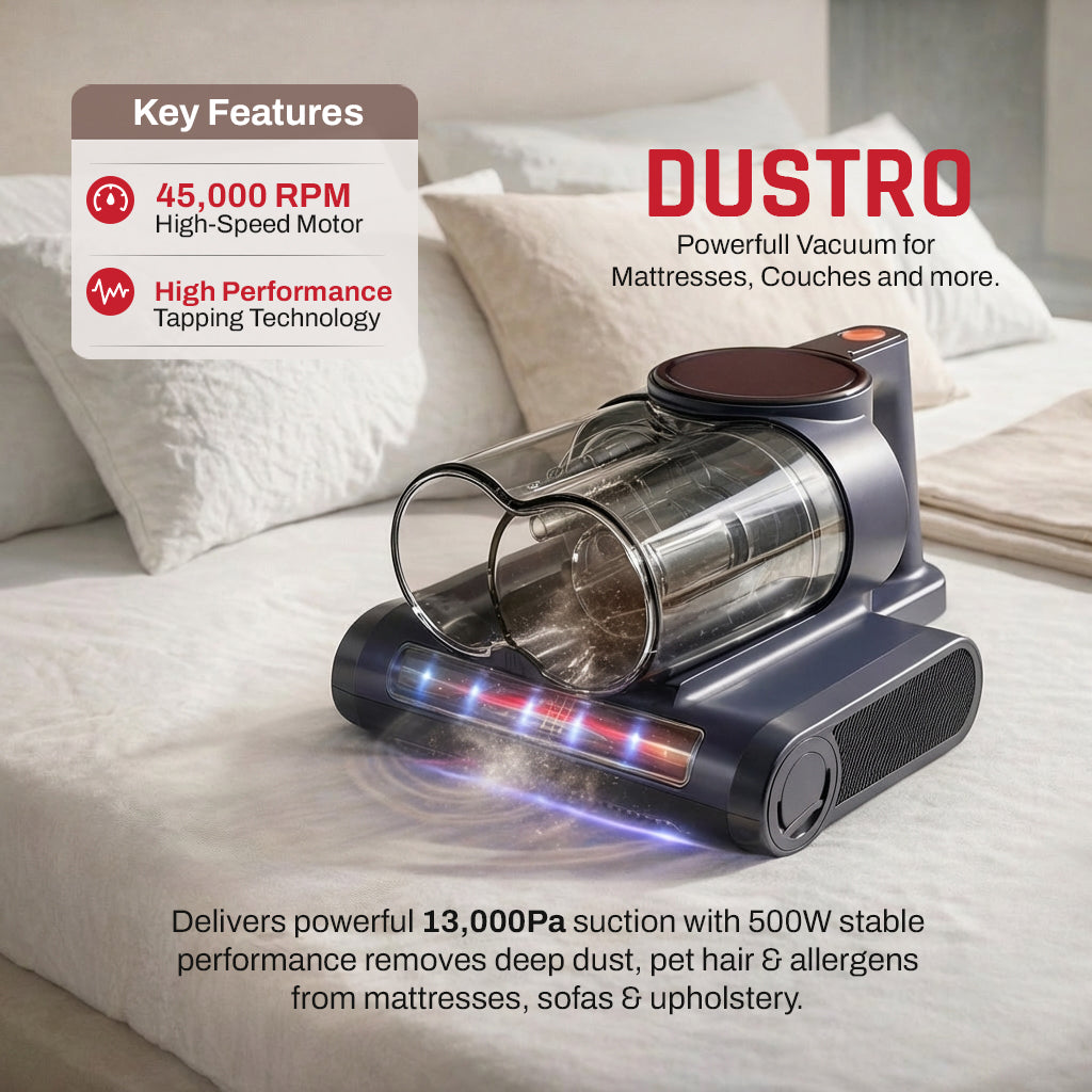 Dustro Handheld Mattress Vacuum Cleaner