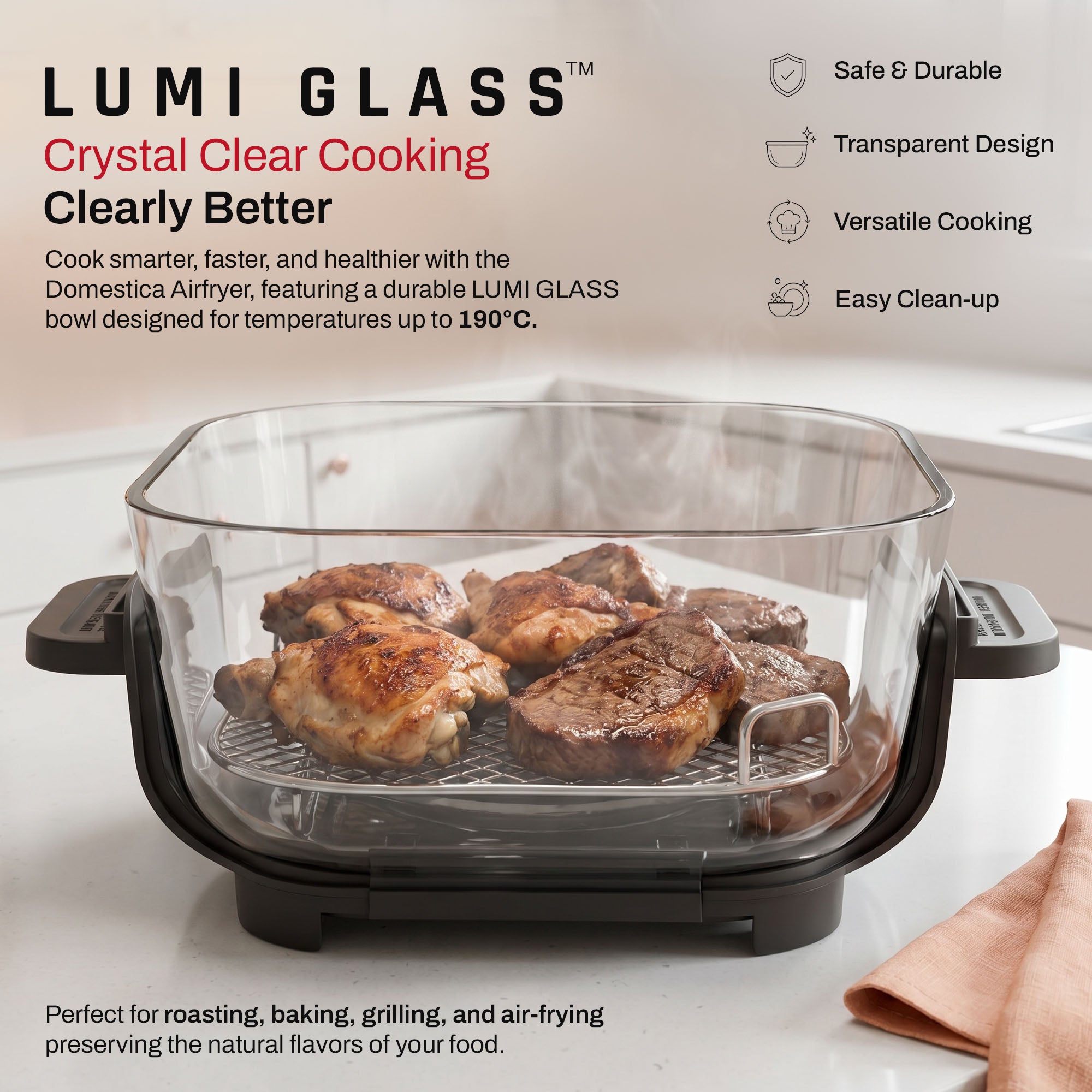 Lumera Air Fryer Oven with CarbonHeat™ Pro