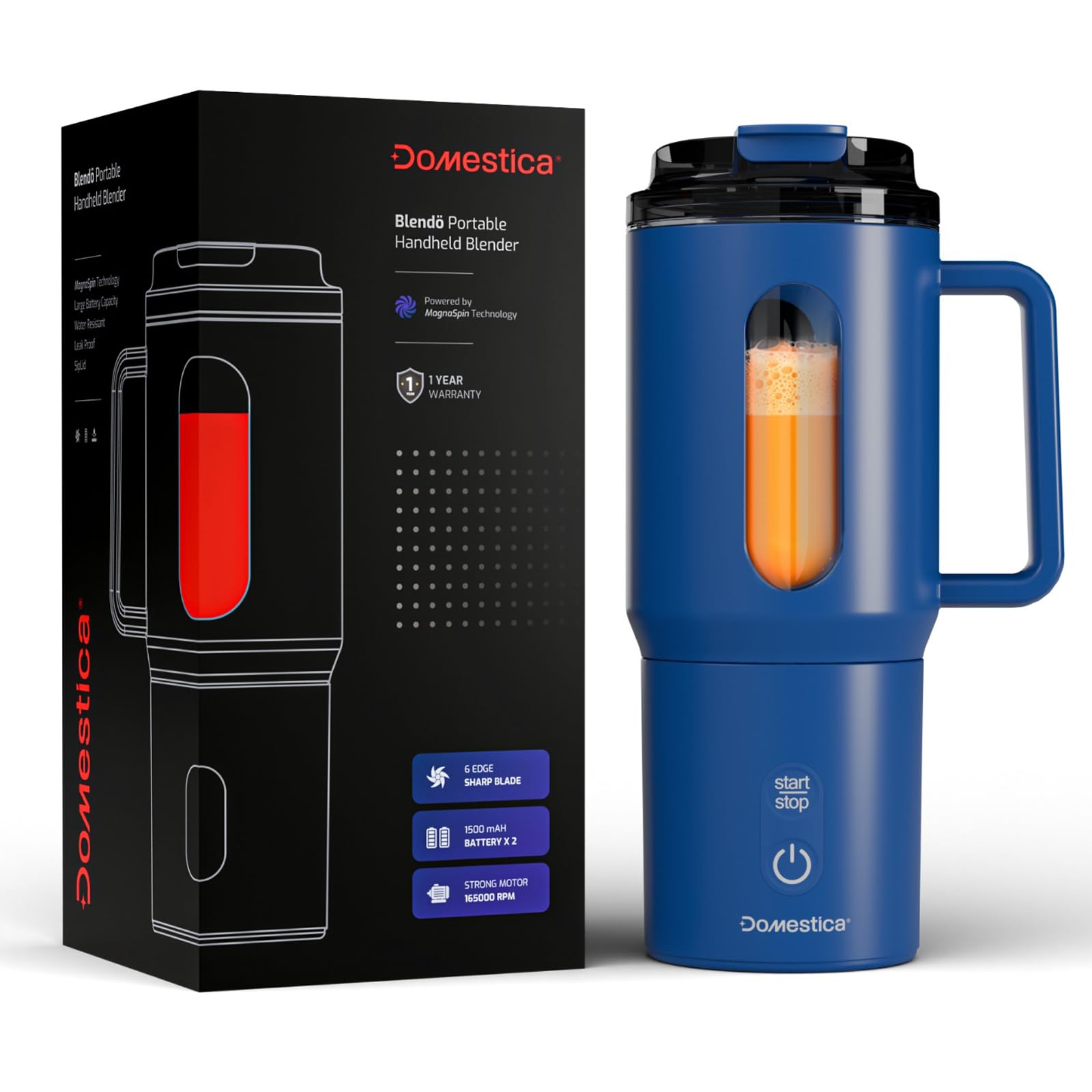 Domestica Blendo Portable Blender for Smoothie and Juices