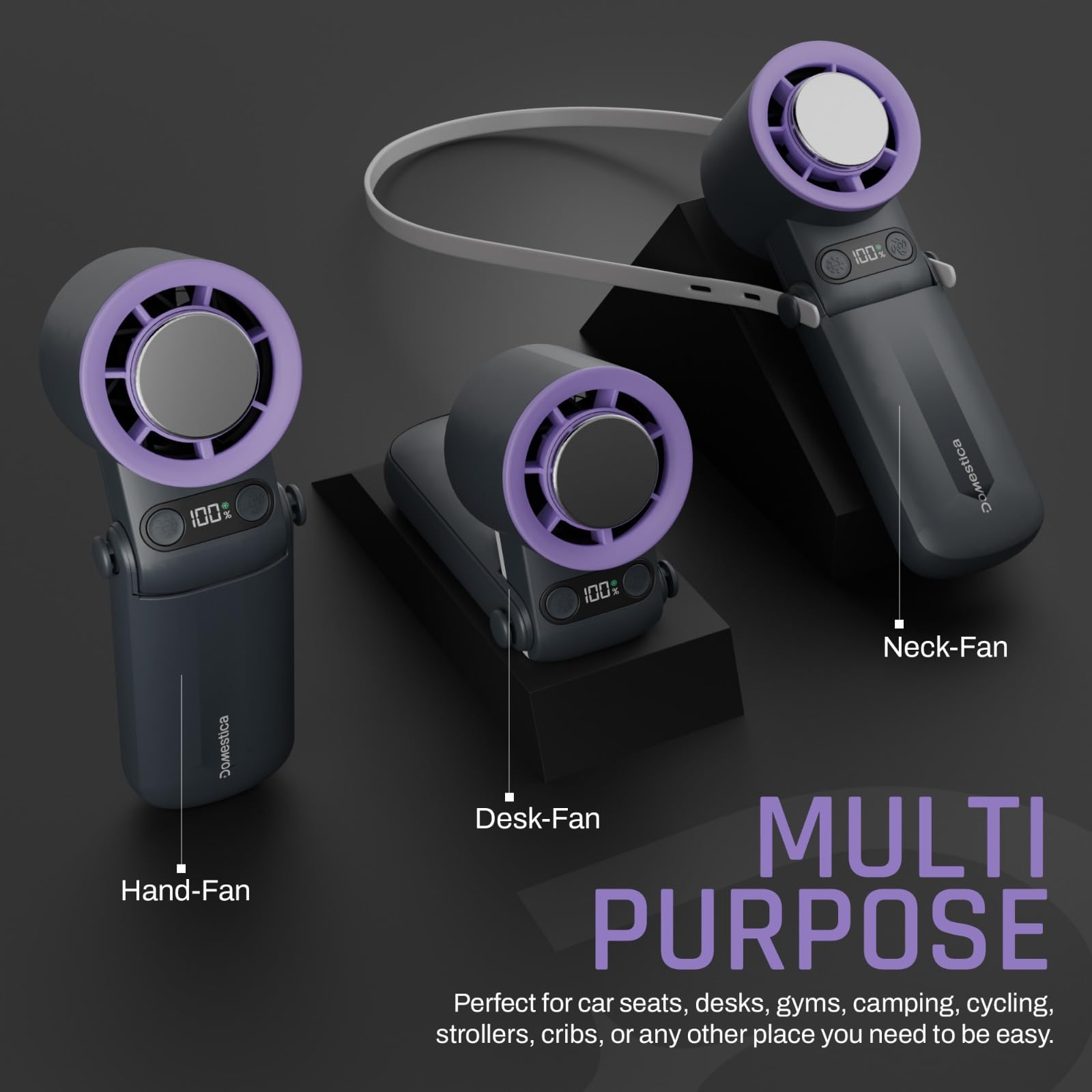 Flo Hand Fan with IcyTouch