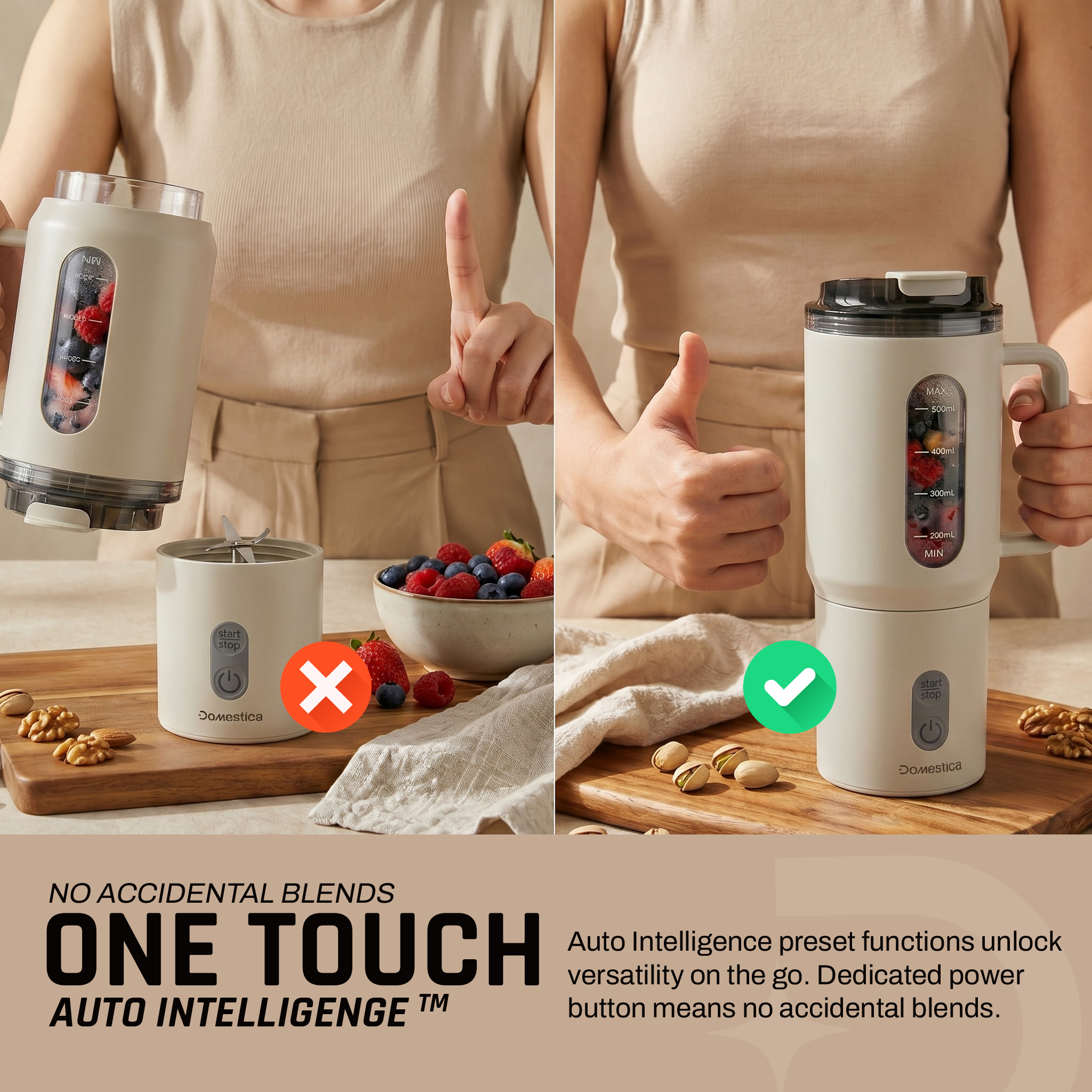 Blendo Portable Blender for Smoothie and Juices