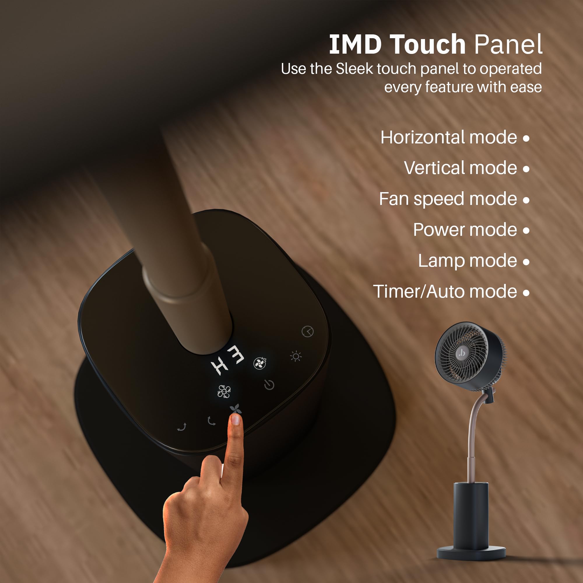 Domestica Breezo 3D Air Circulation Tower Fan