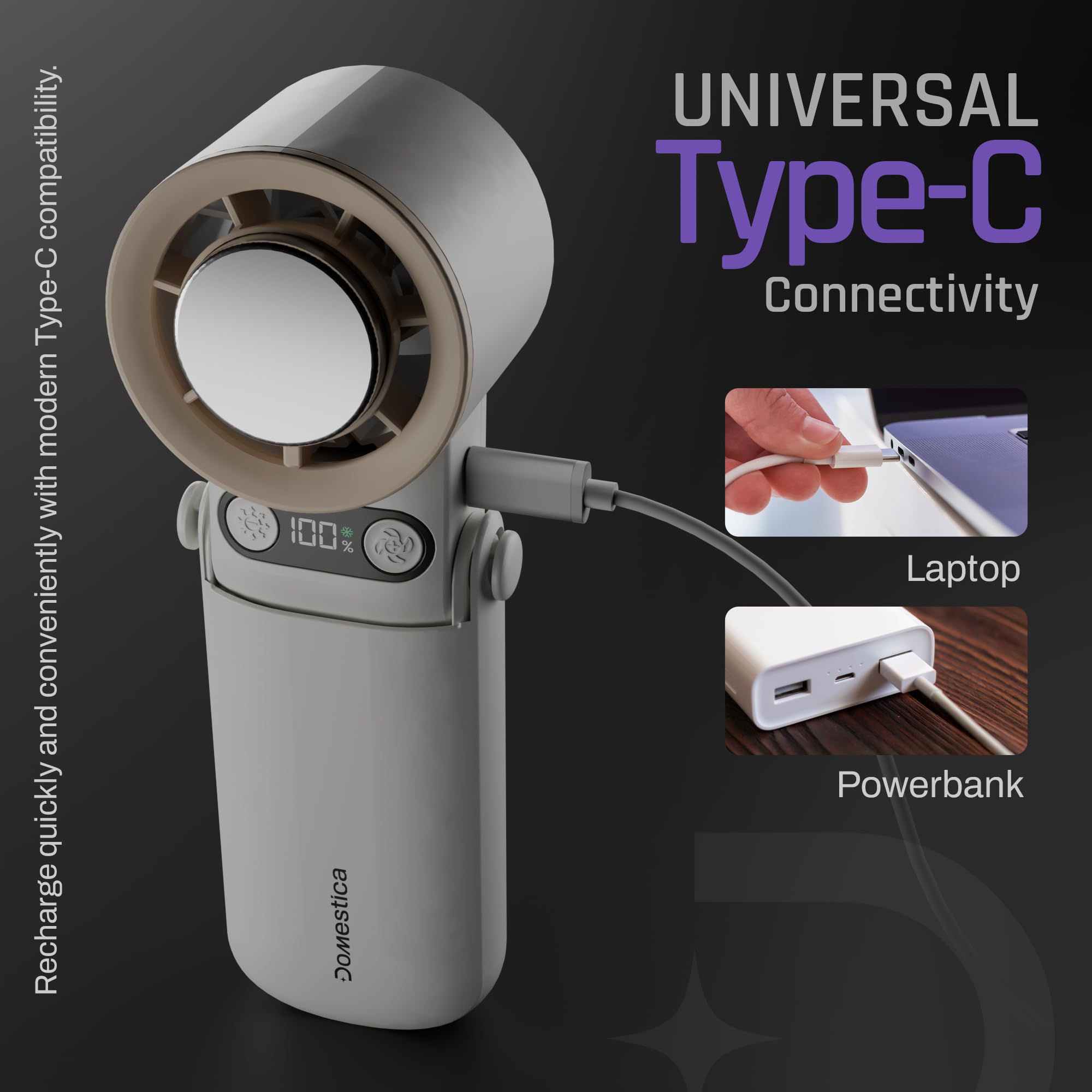 Flo Hand Fan with IcyTouch