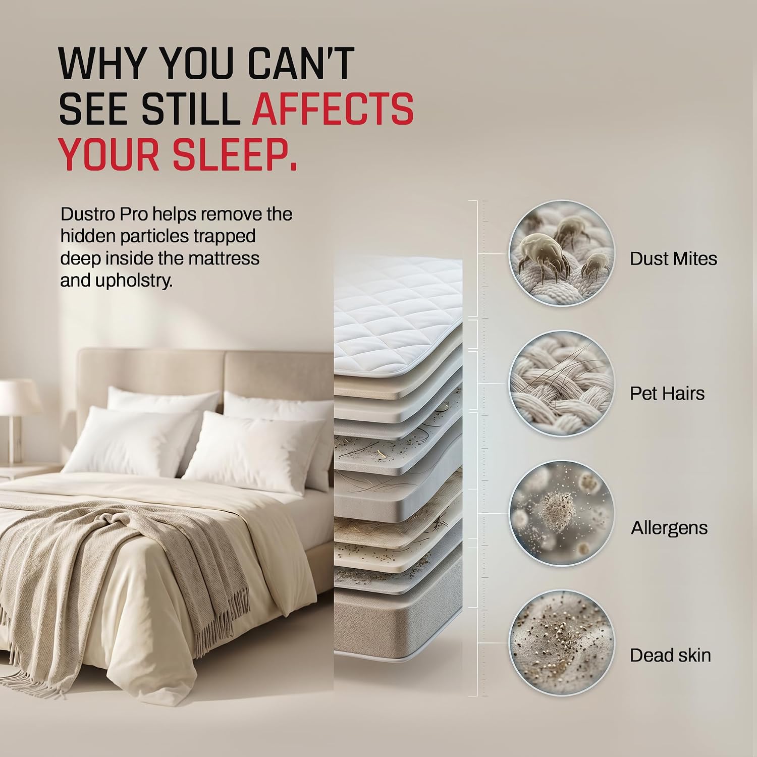 Dustro Pro Mattress Vacuum Cleaner