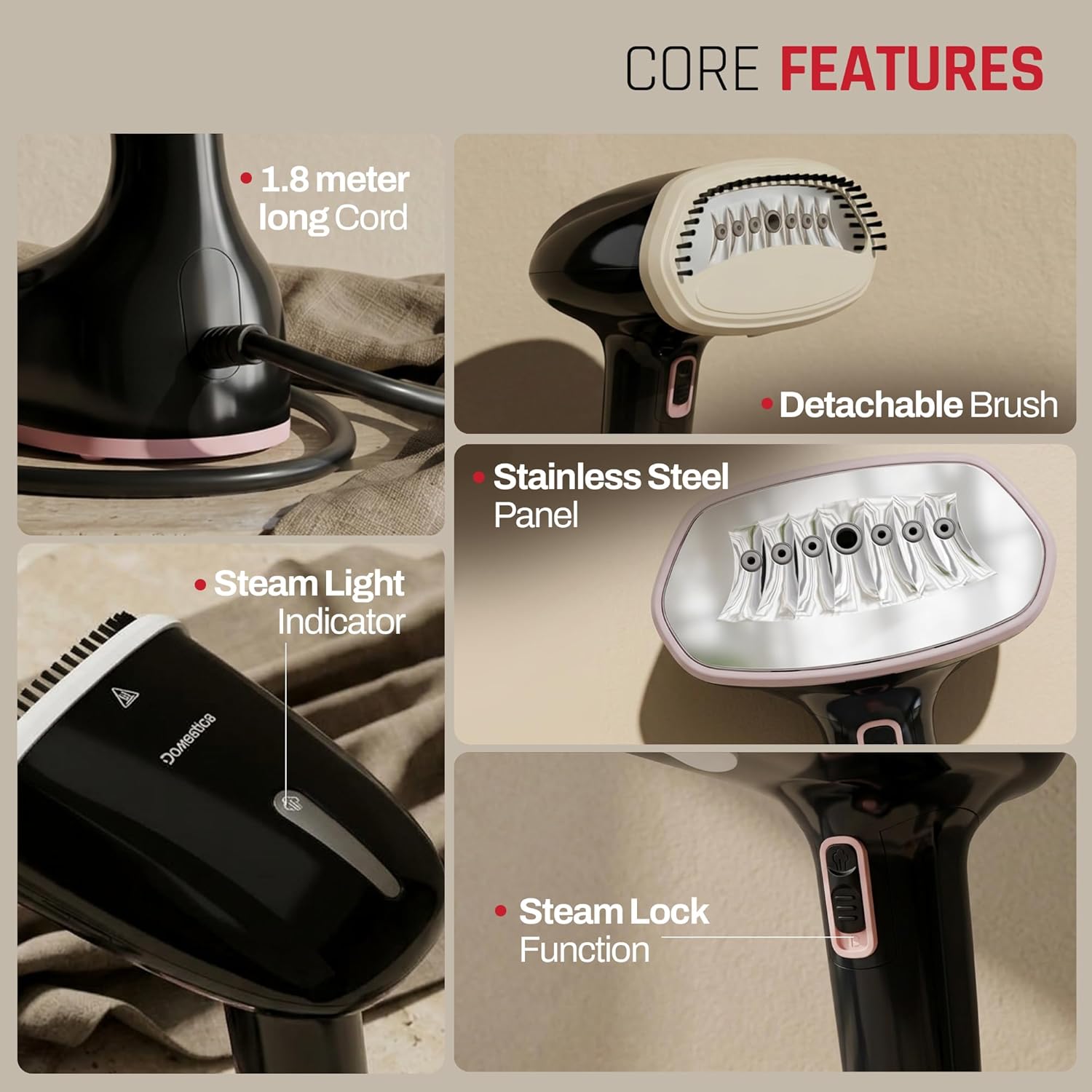 SteamX Garment Steamer for Clothes