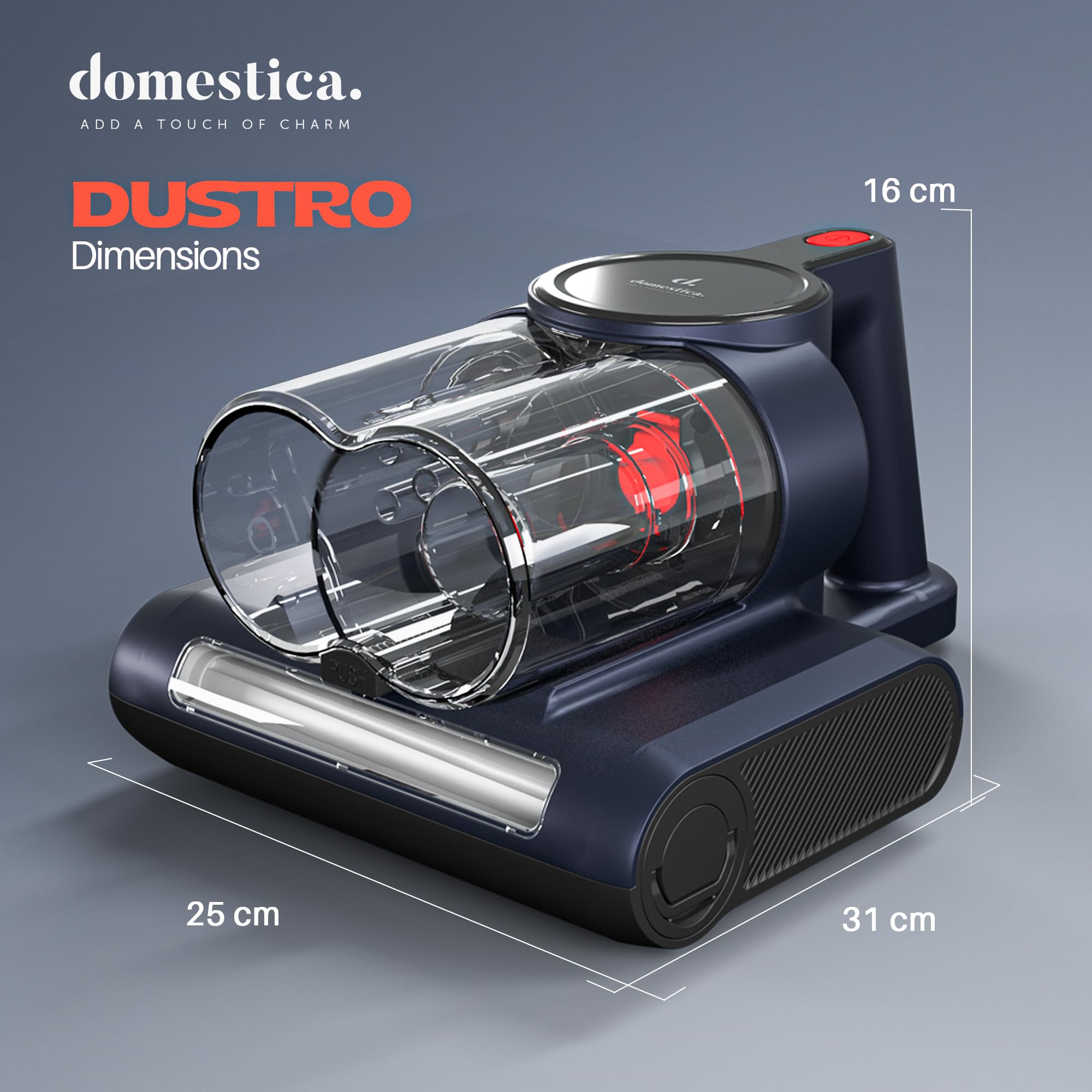 Domestica Dustro Handheld Mattress Vacuum Cleaner