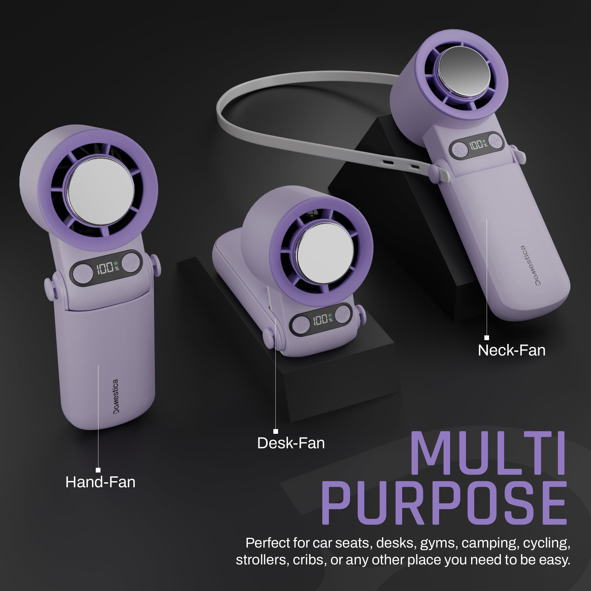 Flo Hand Fan with IcyTouch