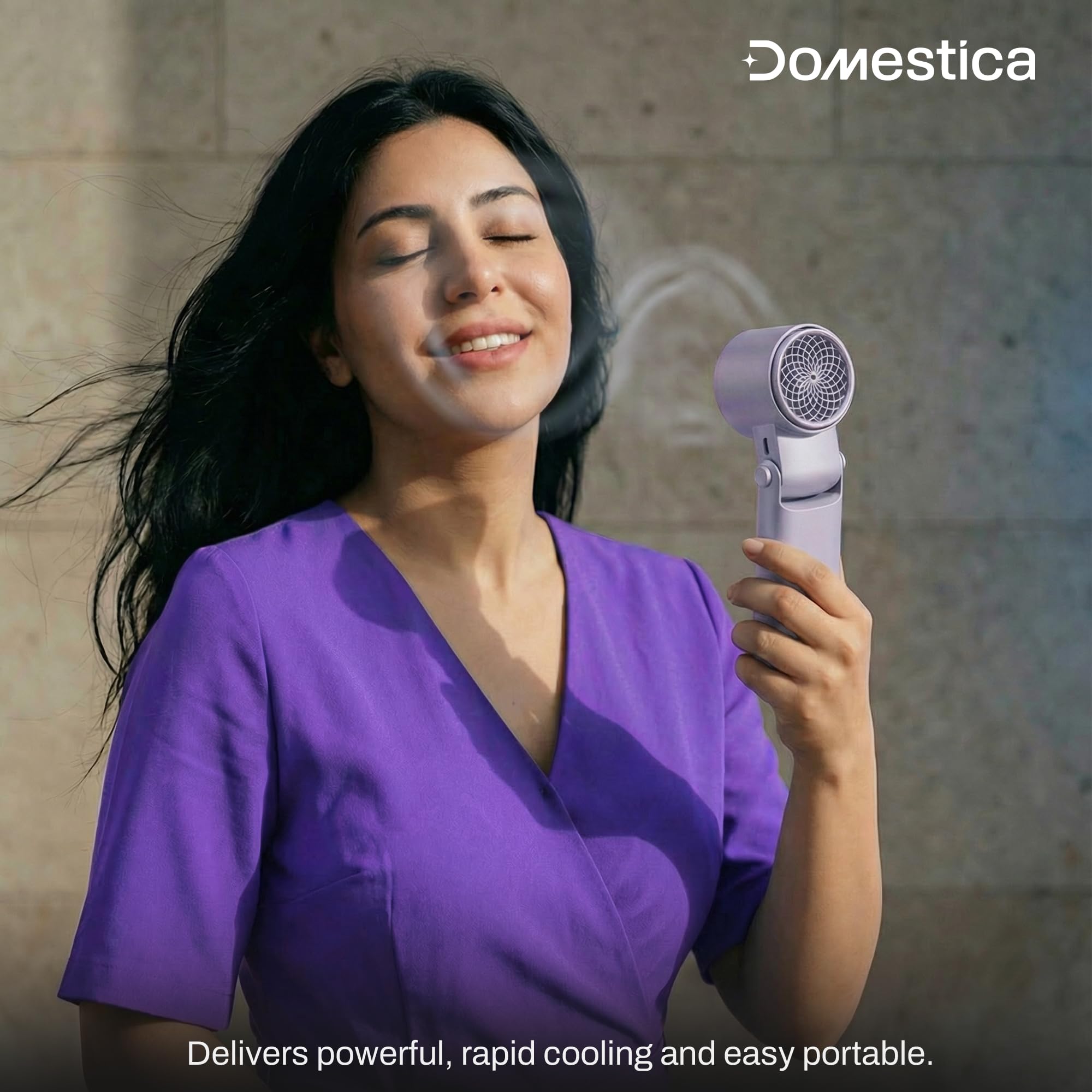 Flo Hand Fan with IcyTouch