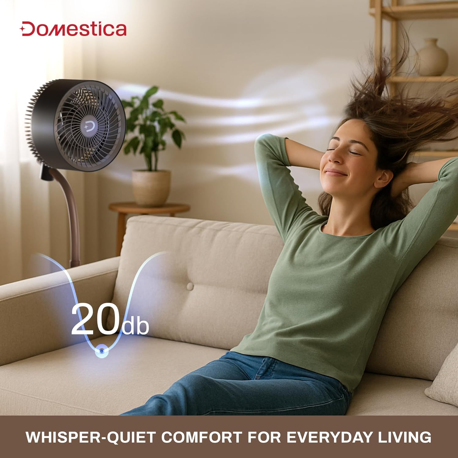 Breezo 3D Air Circulation Tower Fan