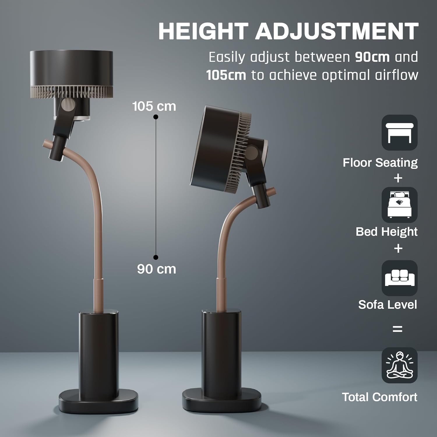 Breezo 3D Air Circulation Tower Fan