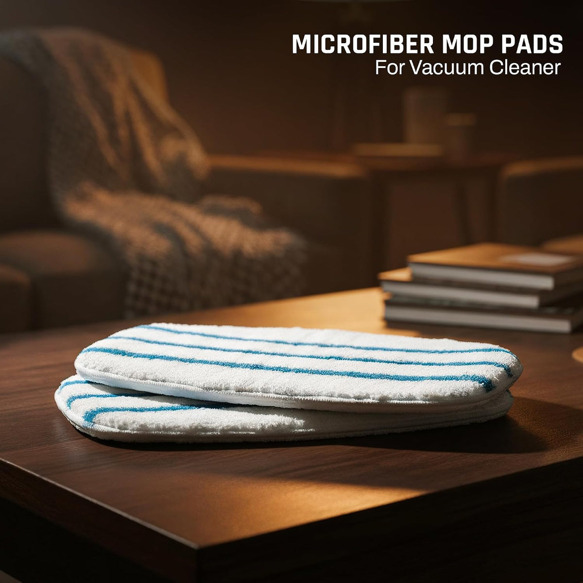 Domestica 2 Pack Steam Cleaner Microfiber Mop Pads