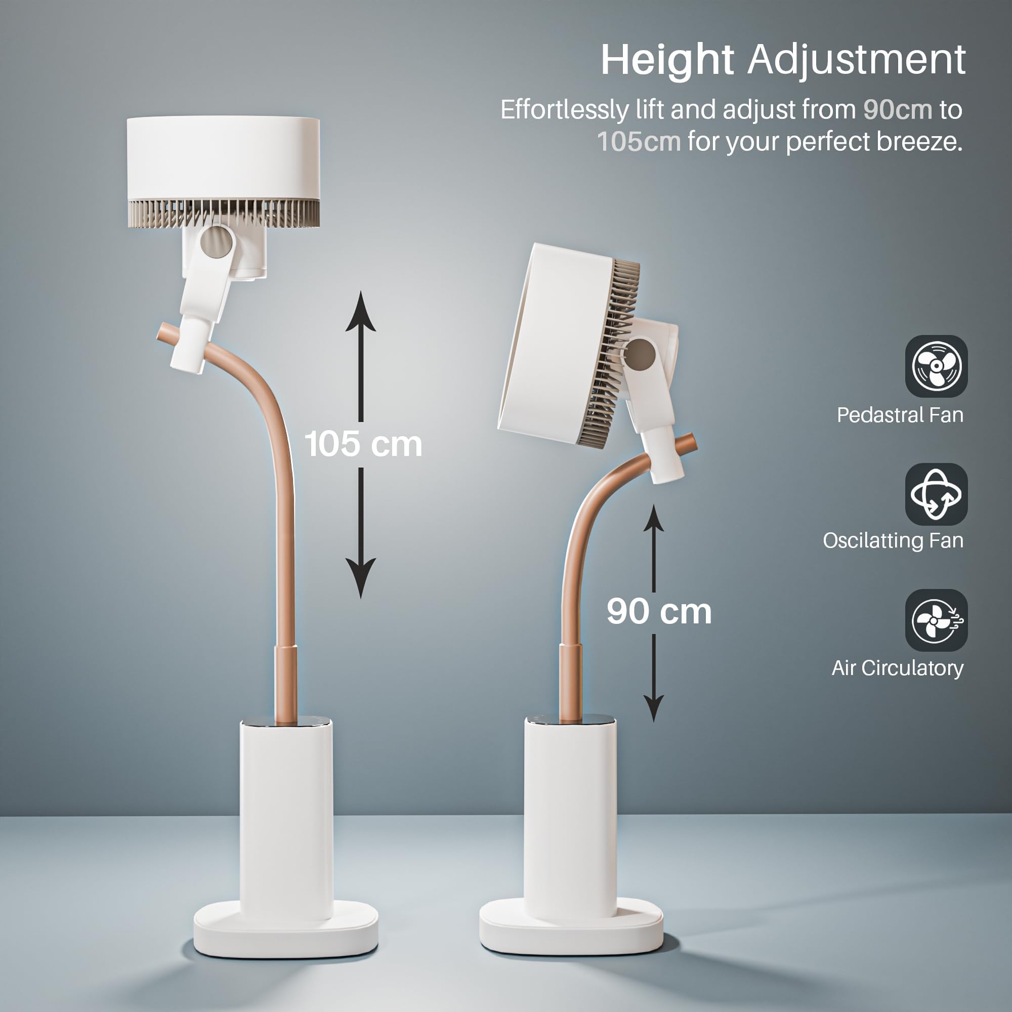Domestica Breezo 3D Air Circulation Tower Fan
