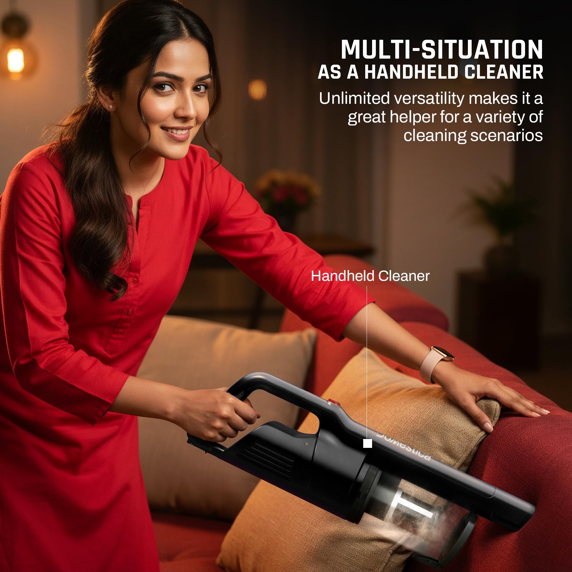 DOMESTICA Trio Sweep 3-in-1 Vacuum Cleaner for Home Use Wet and Dry