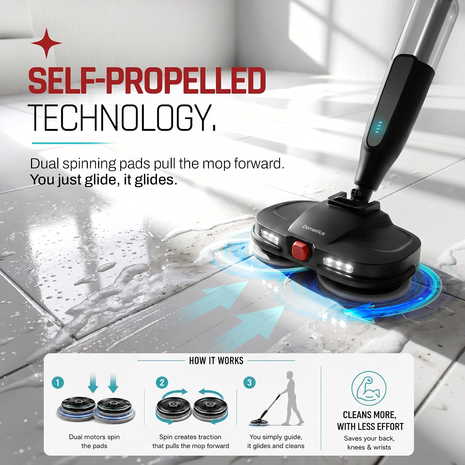 electric mop for floor cleaning
