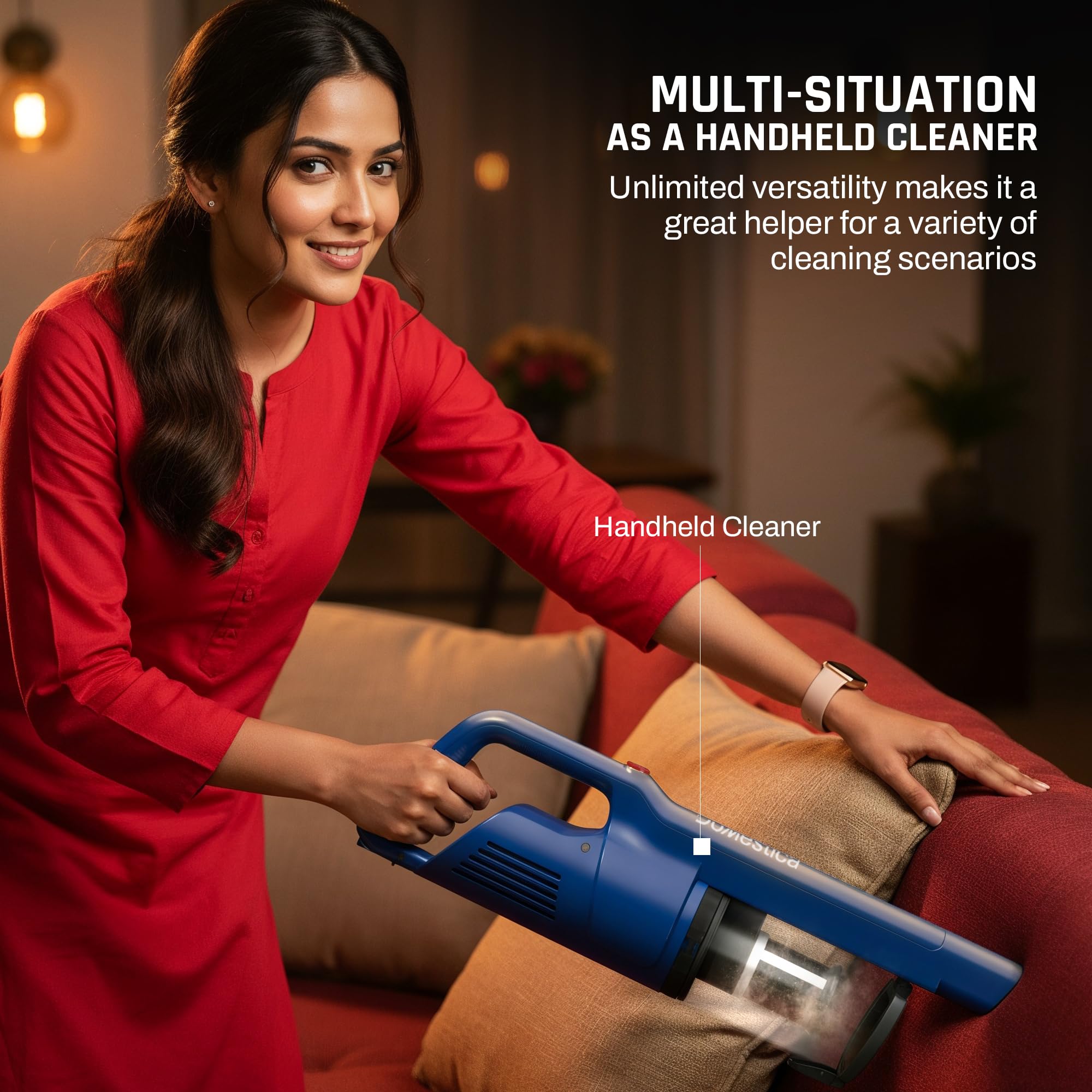 DOMESTICA Trio Sweep 3-in-1 Vacuum Cleaner for Home Use Wet and Dry