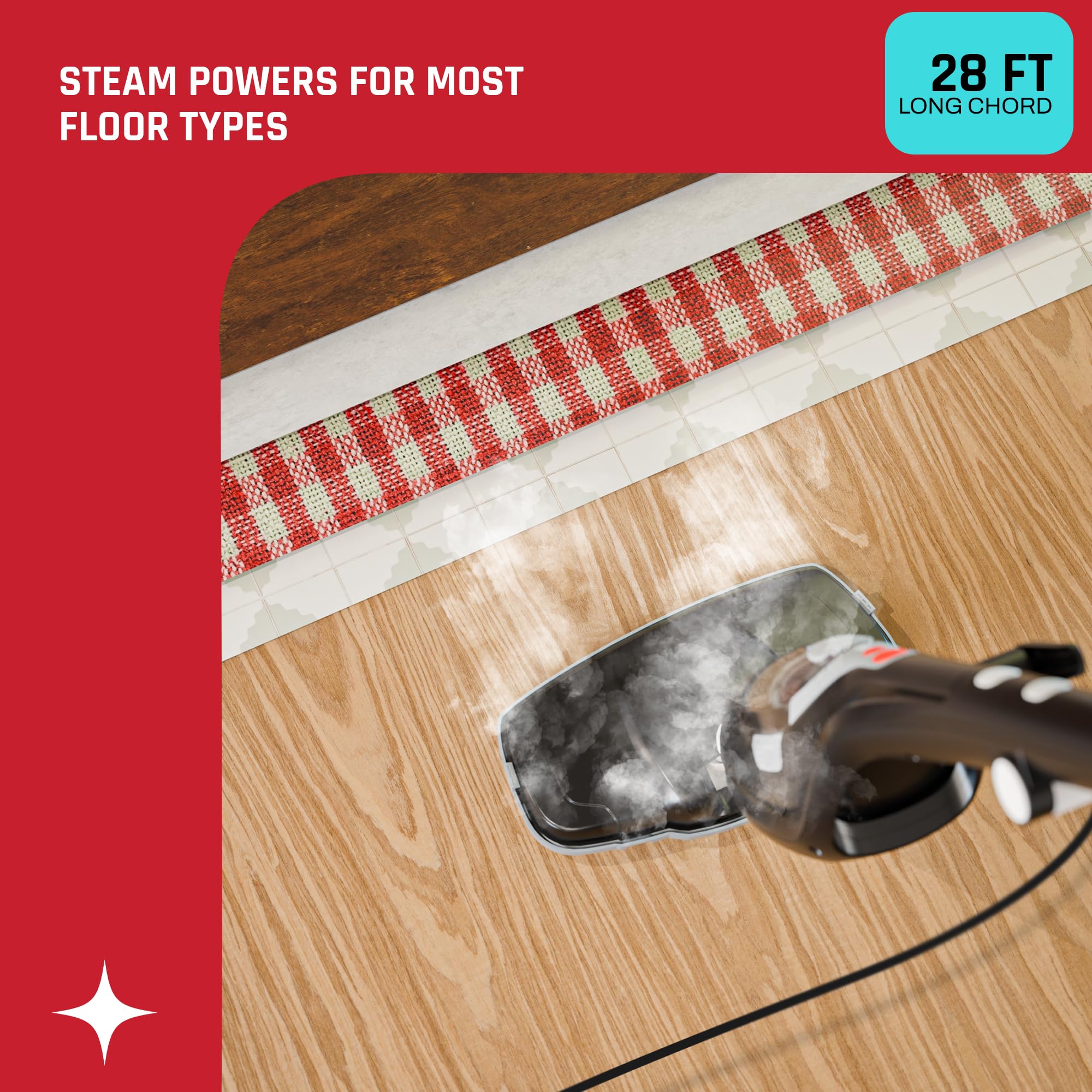 Steamo 10-in-1 Steam Cleaner & Mop