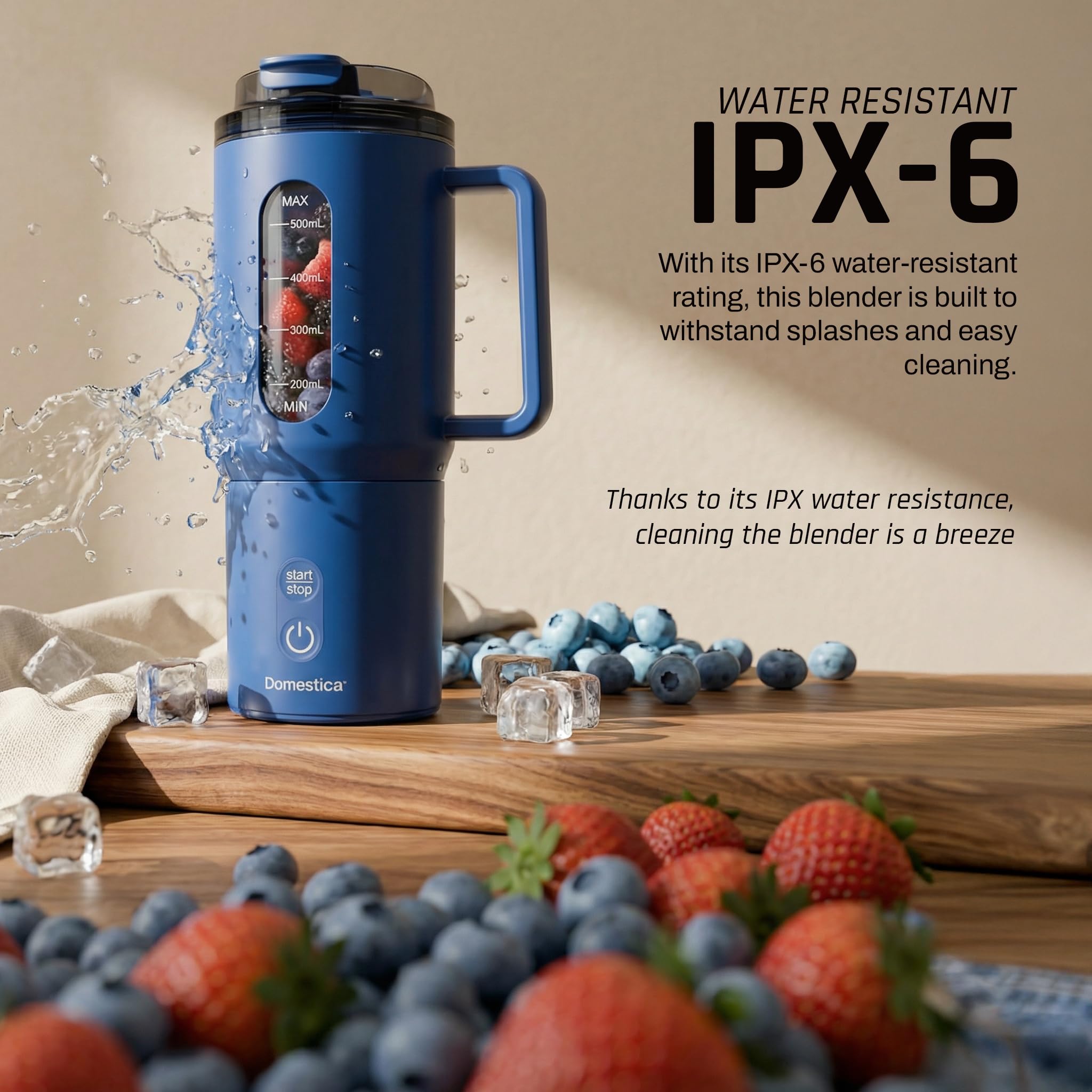 Domestica Blendo Portable Blender for Smoothie and Juices