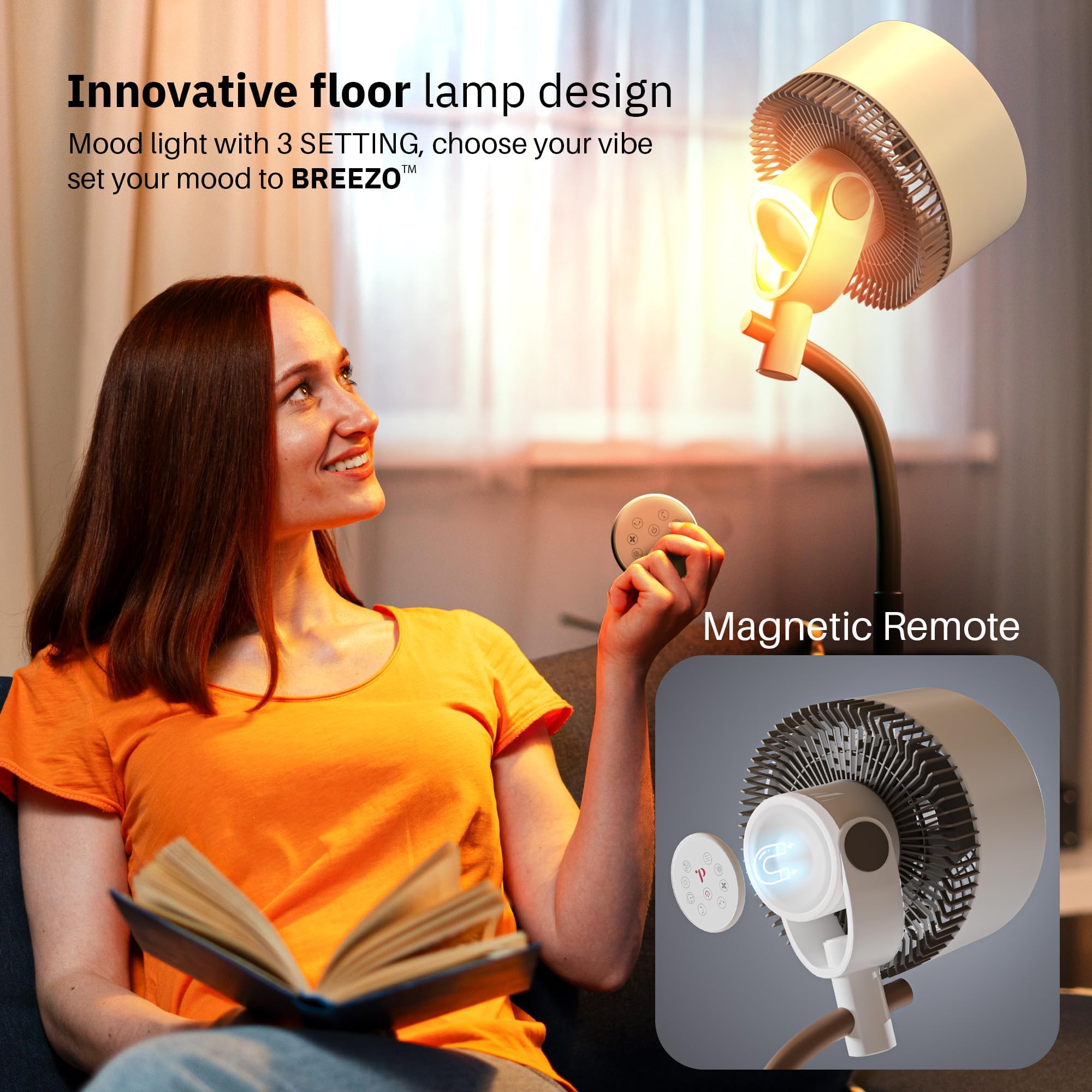 Domestica Breezo 3D Air Circulation Tower Fan