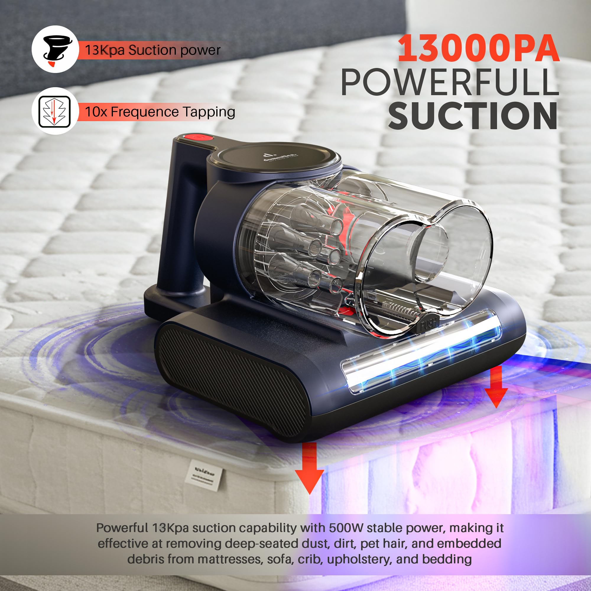 Domestica Dustro Handheld Mattress Vacuum Cleaner