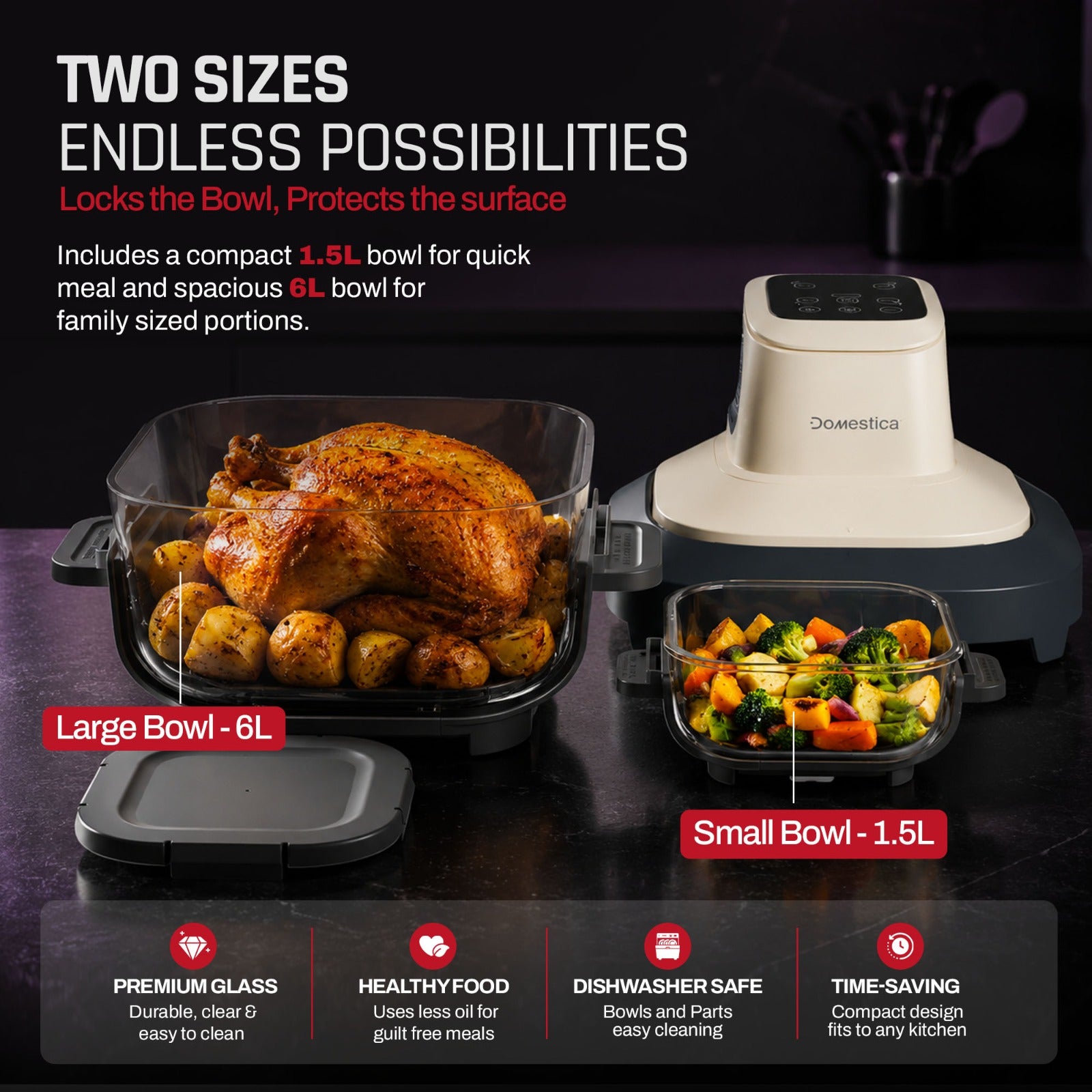 Lumera Air Fryer Oven with CarbonHeat™ Pro