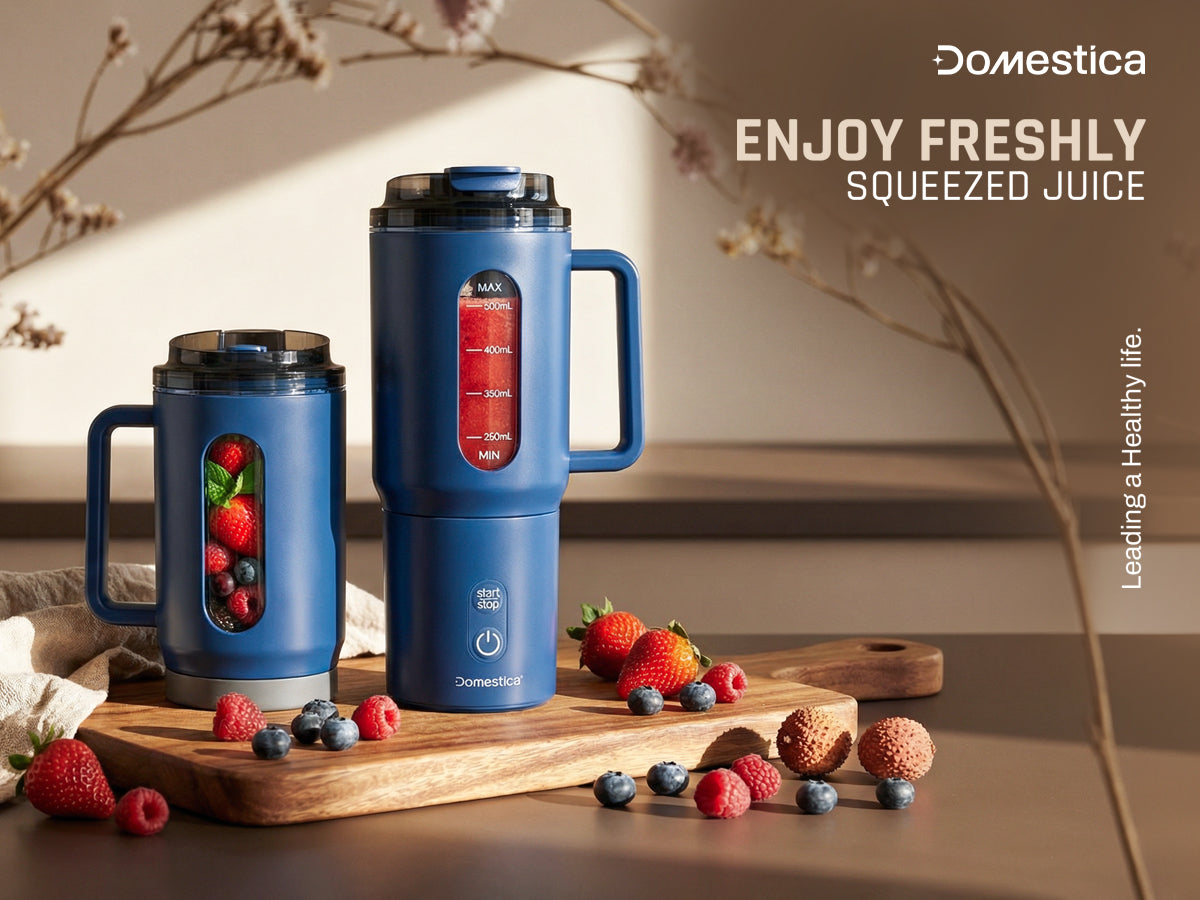 Domestica Blendo portable rechargeable blender for smoothies and juices on the go