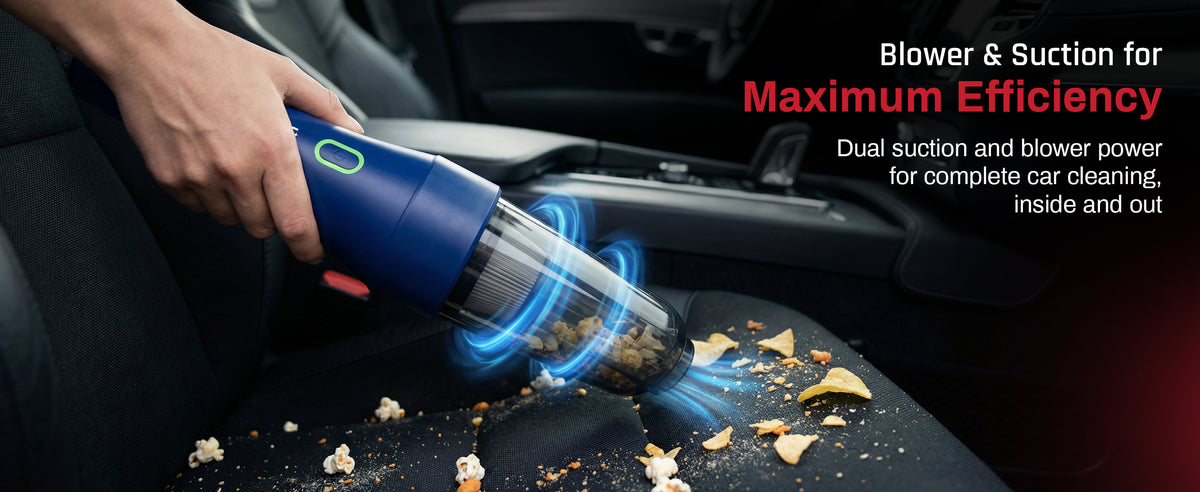 Domestica 4-in-1 cordless car vacuum cleaner with portable handheld rechargeable design