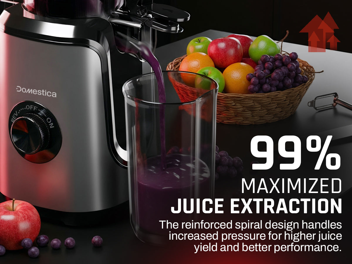 Domestica Dripdrop cold press slow juicer for fresh fruit and vegetable juice