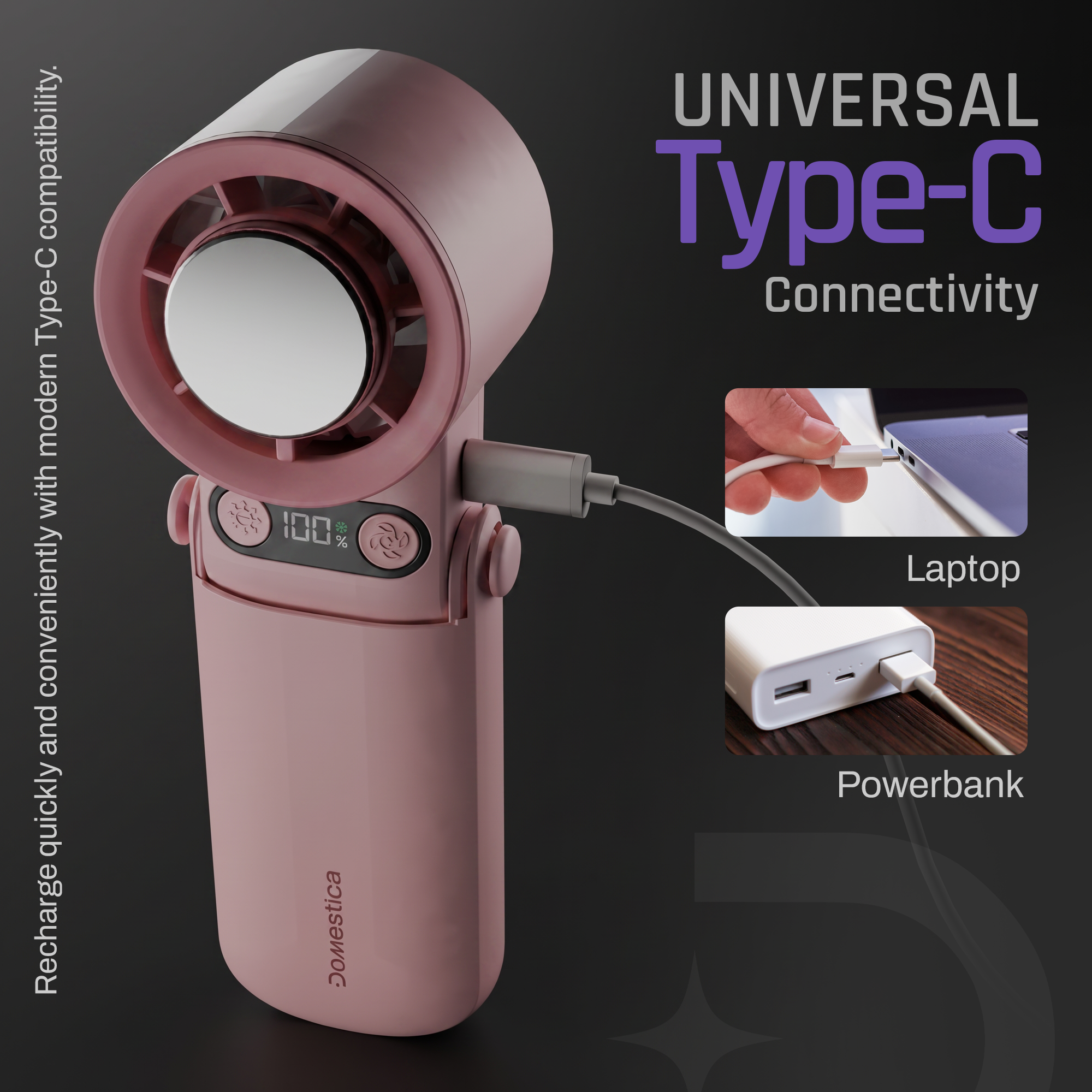 Flo Hand Fan with IcyTouch
