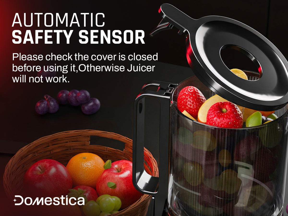 Domestica Dripdrop cold press slow juicer for fresh fruit and vegetable juice
