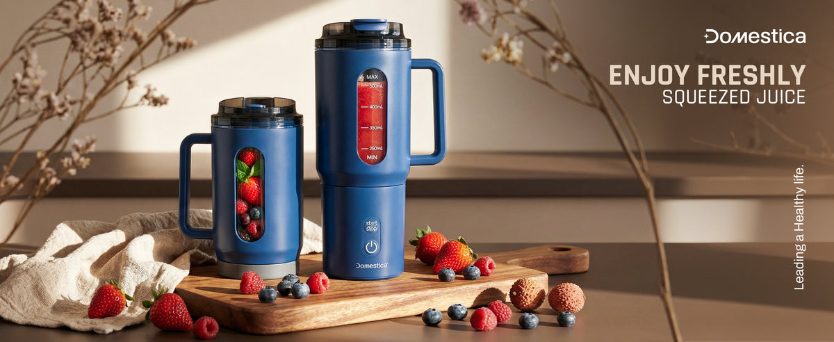 Domestica Blendo portable rechargeable blender for smoothies and juices on the go