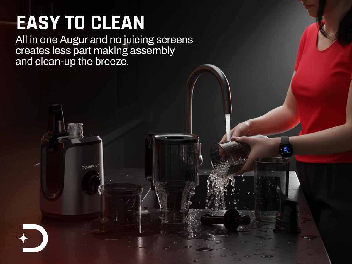 Domestica Dripdrop cold press slow juicer for fresh fruit and vegetable juice