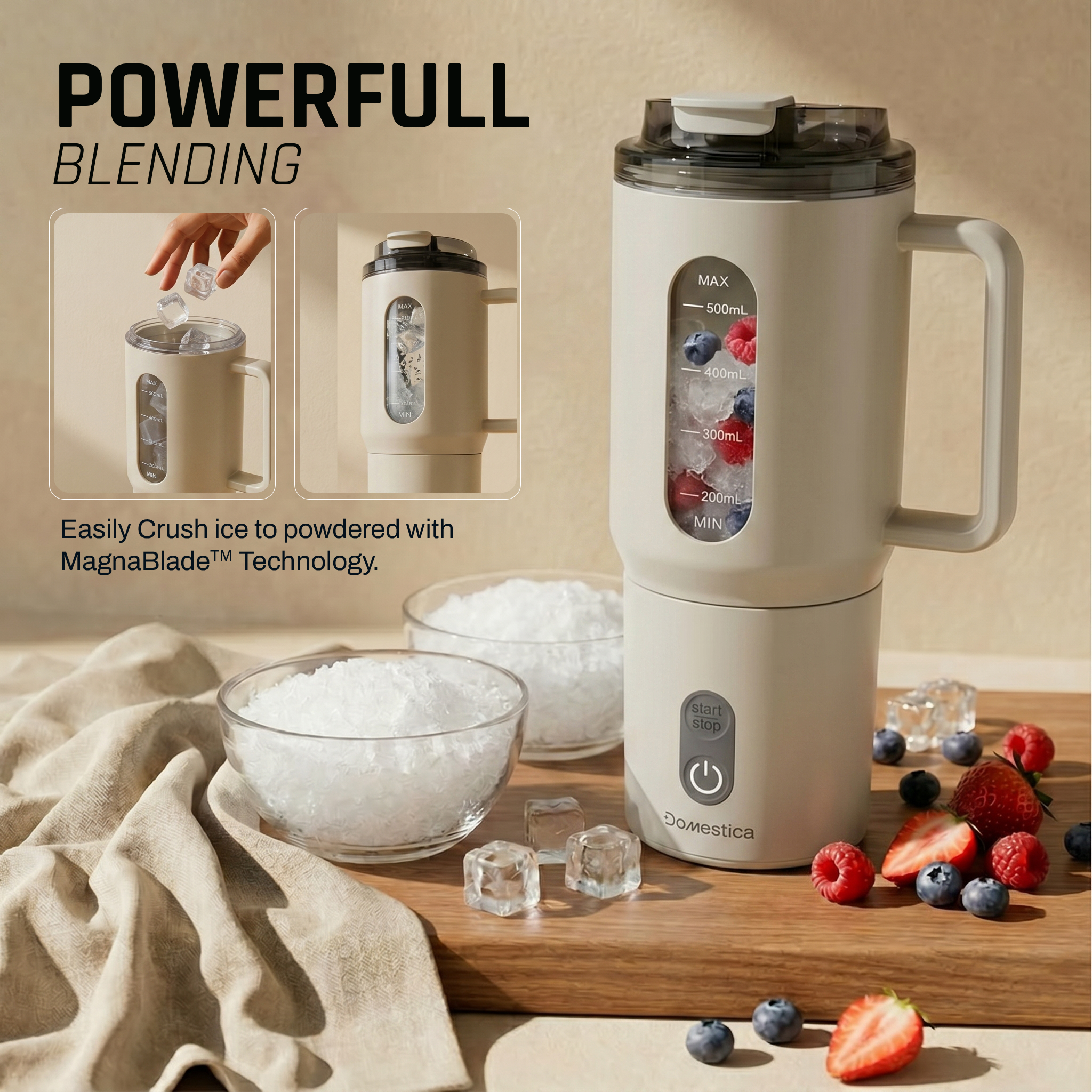 Blendo Portable Blender for Smoothie and Juices
