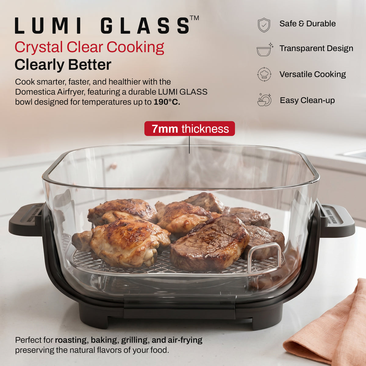 Lumera Air Fryer Oven with CarbonHeat™ Pro
