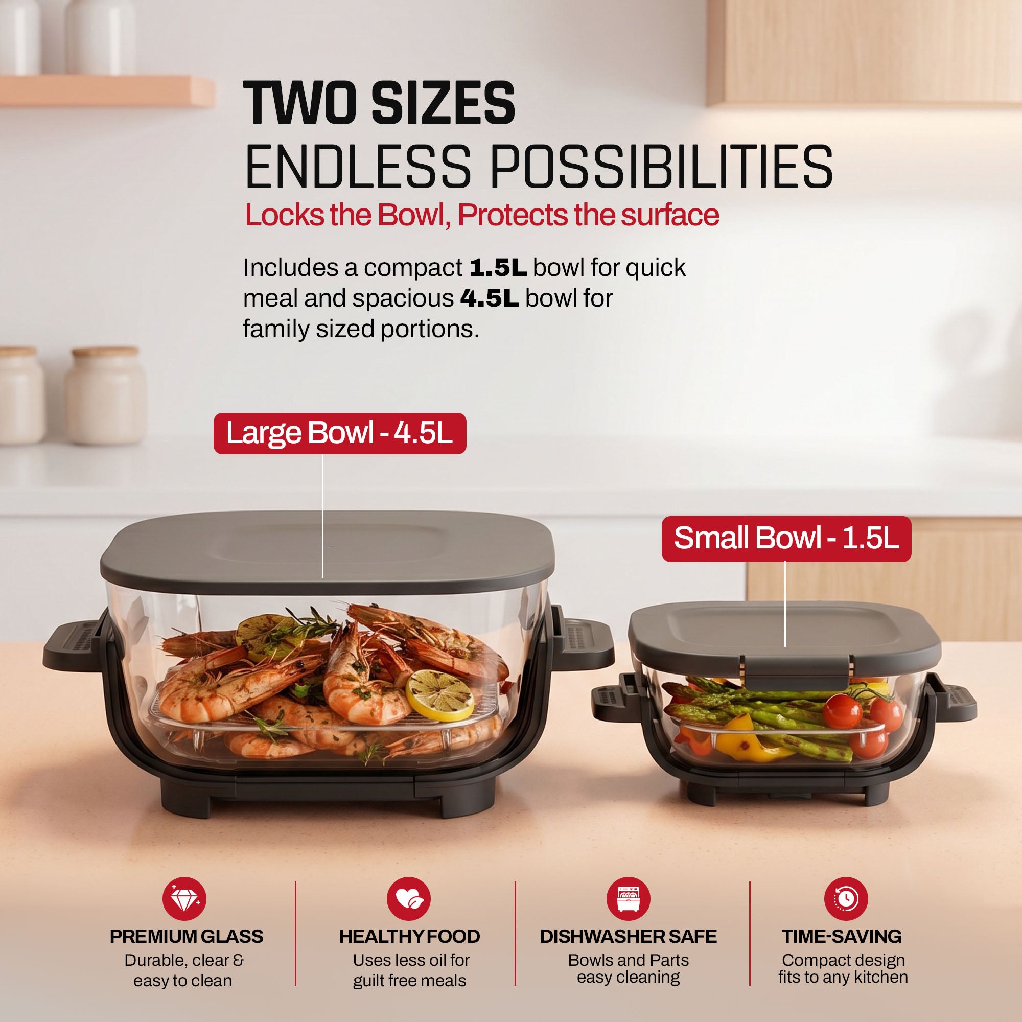 Lumera Air Fryer Oven with CarbonHeat™ Pro