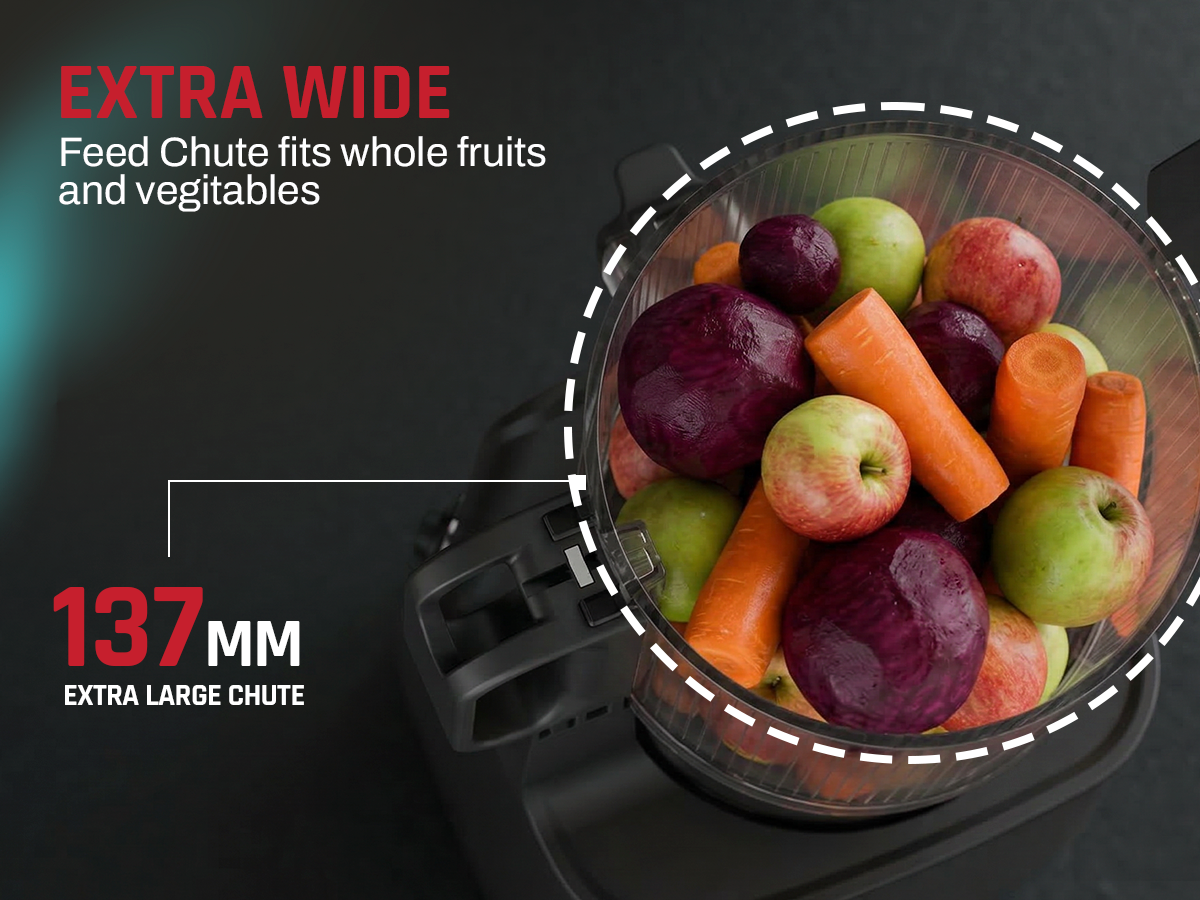 Domestica Dripdrop Pro cold press slow juicer for fresh fruit and vegetable juice