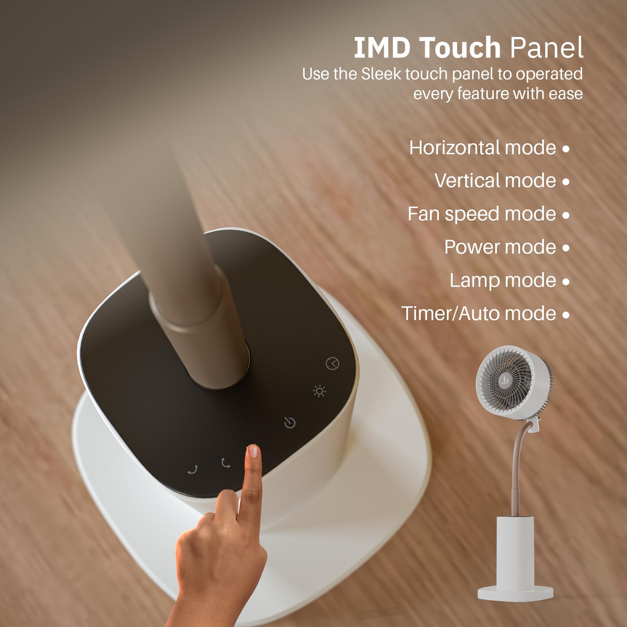 Domestica Breezo 3D Air Circulation Tower Fan