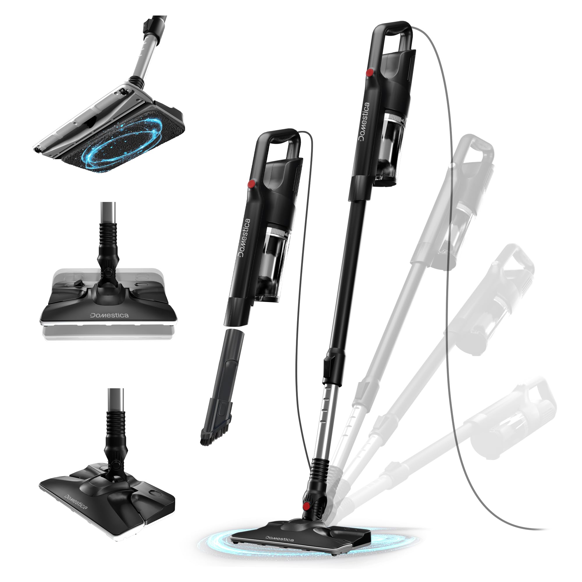DOMESTICA Trio Sweep 3-in-1 Vacuum Cleaner for Home Use Wet and Dry