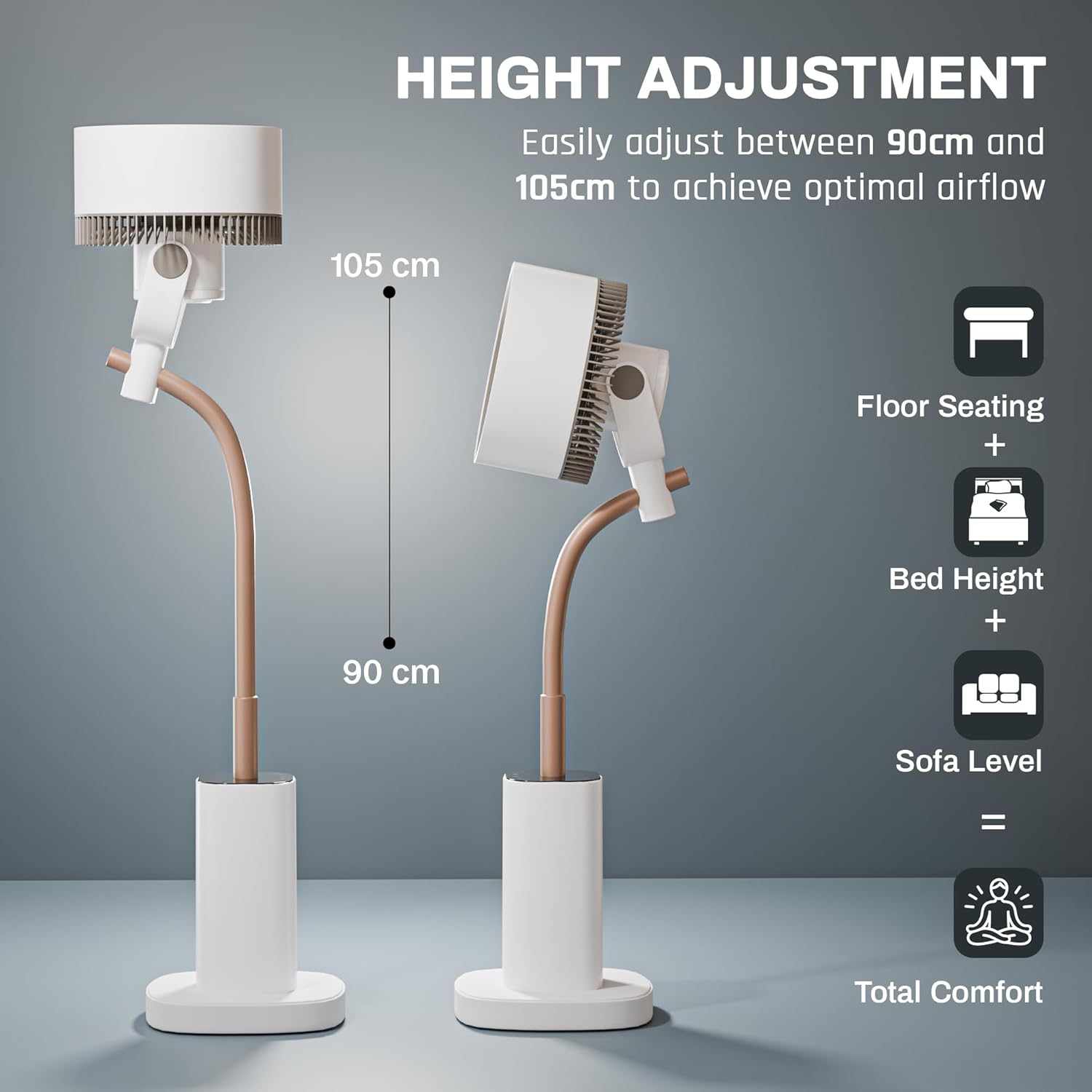 Breezo 3D Air Circulation Tower Fan