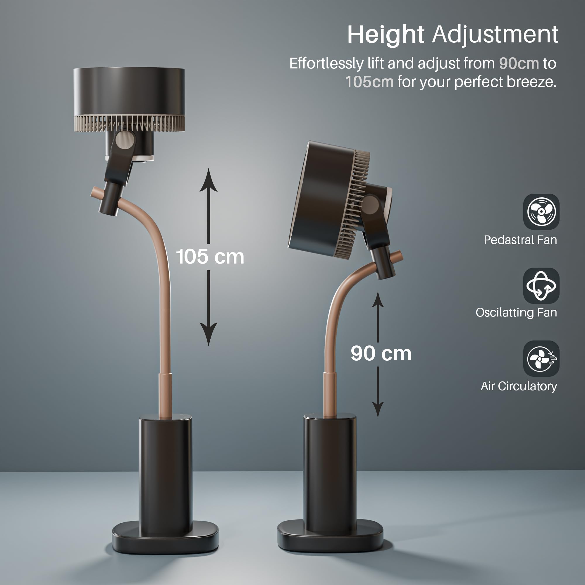 Domestica Breezo 3D Air Circulation Tower Fan