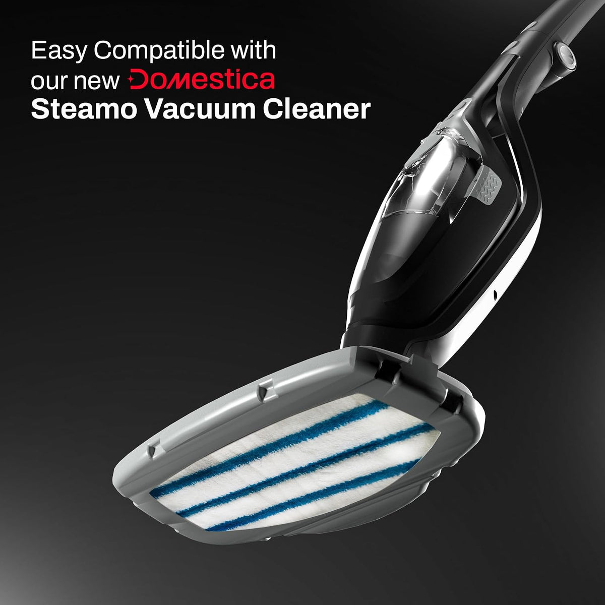 Domestica 2 Pack Steam Cleaner Microfiber Mop Pads