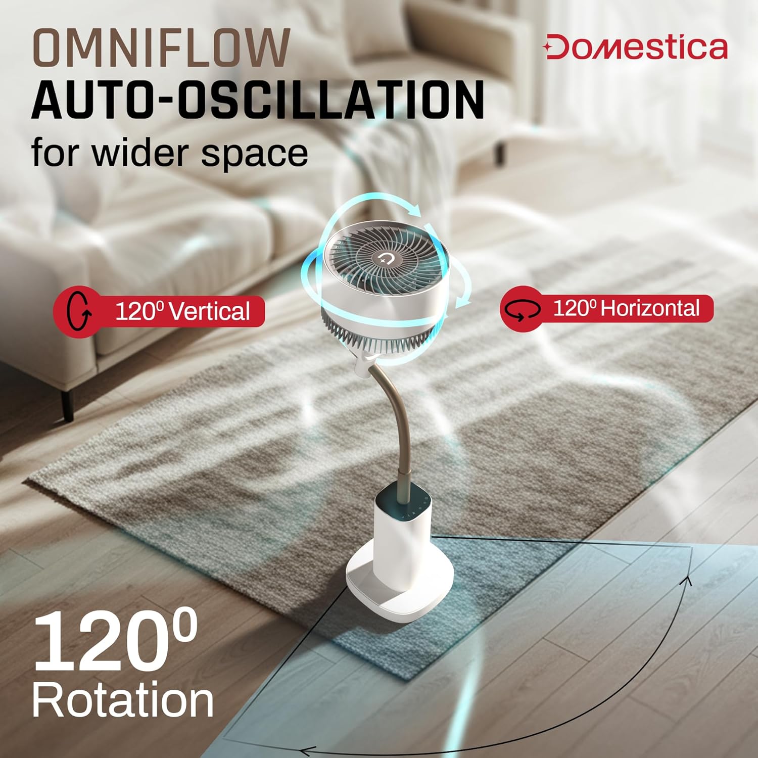 Breezo 3D Air Circulation Tower Fan