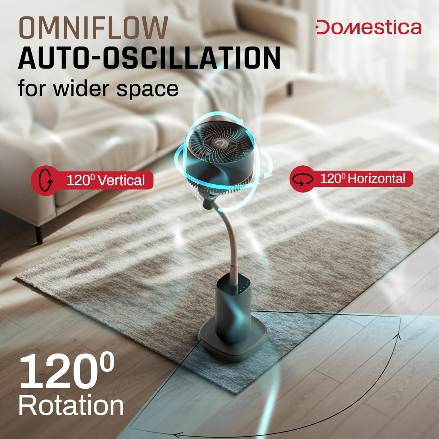 Breezo 3D Air Circulation Tower Fan