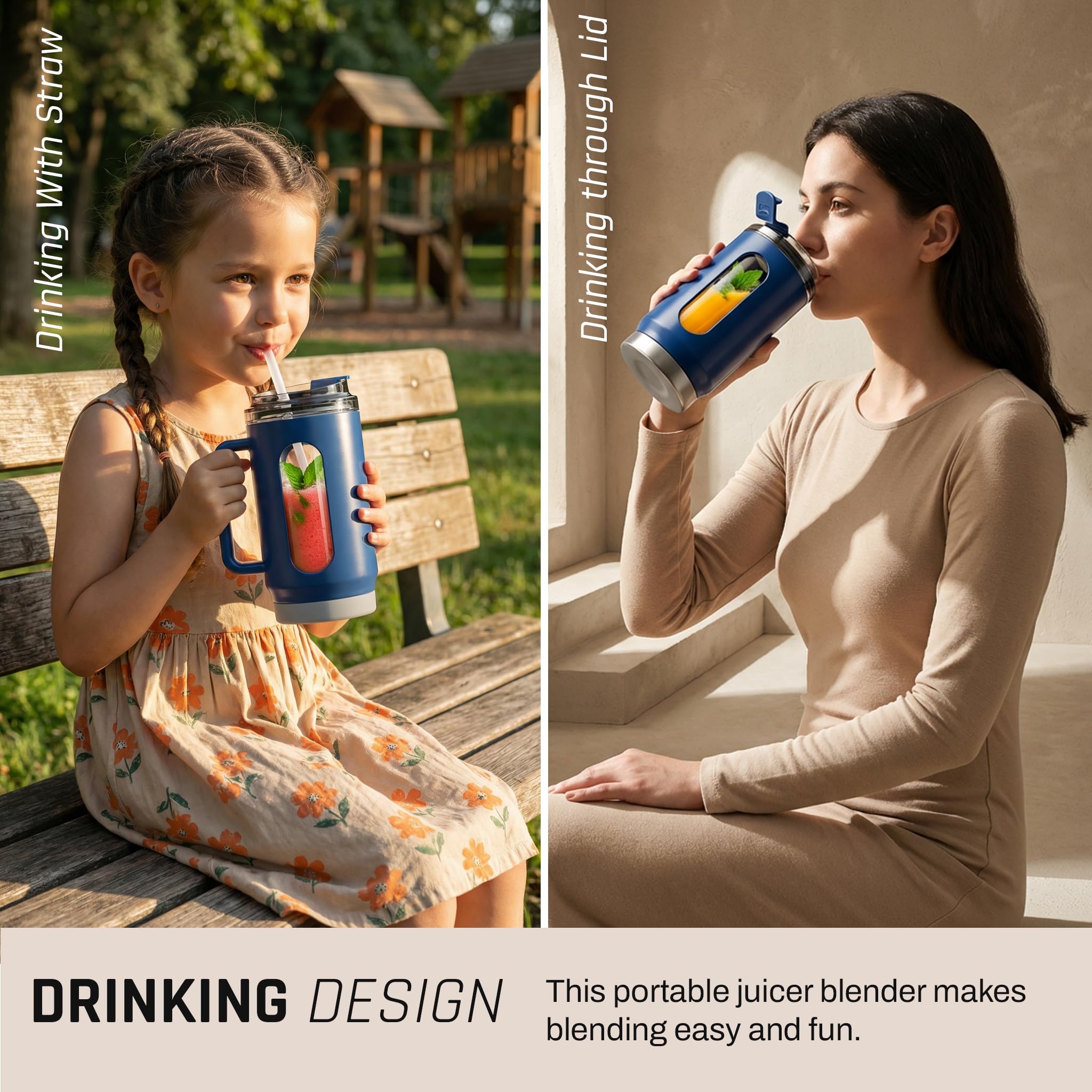 Domestica Blendo Portable Blender for Smoothie and Juices