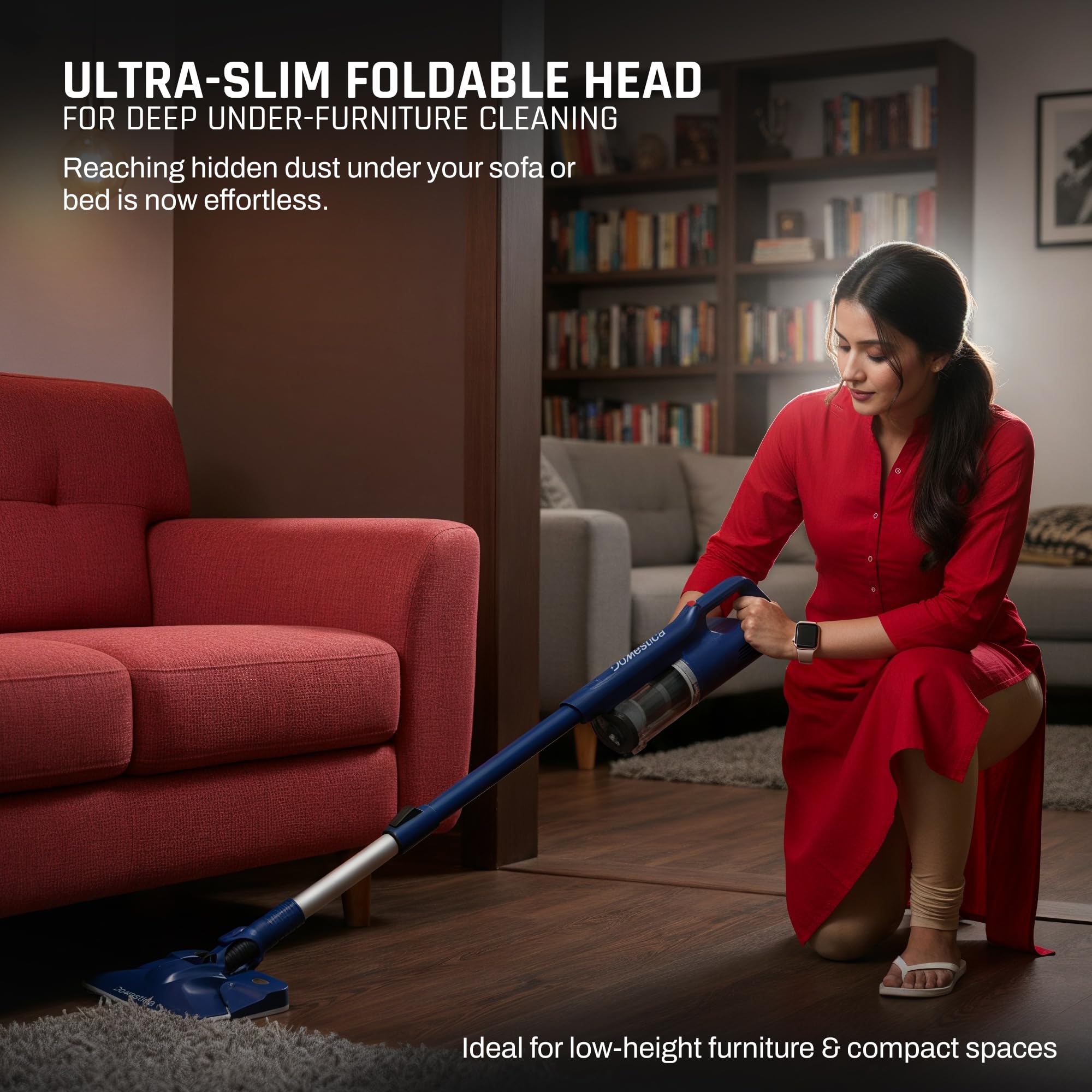 DOMESTICA Trio Sweep 3-in-1 Vacuum Cleaner for Home Use Wet and Dry