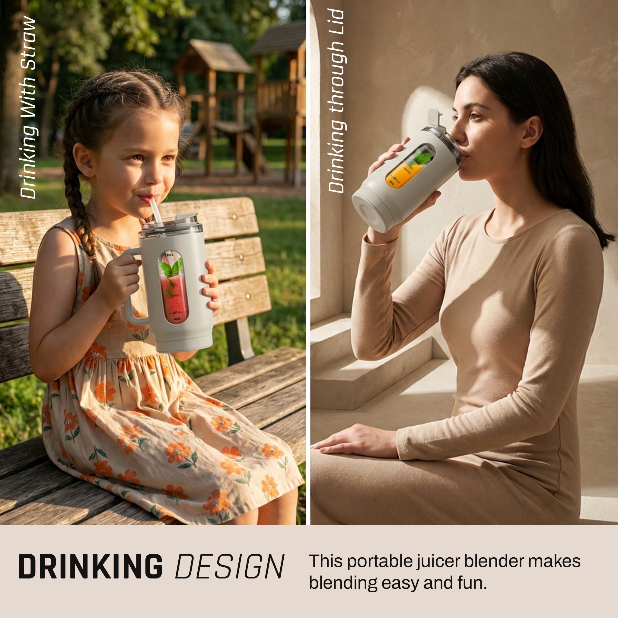 Blendo Portable Blender for Smoothie and Juices