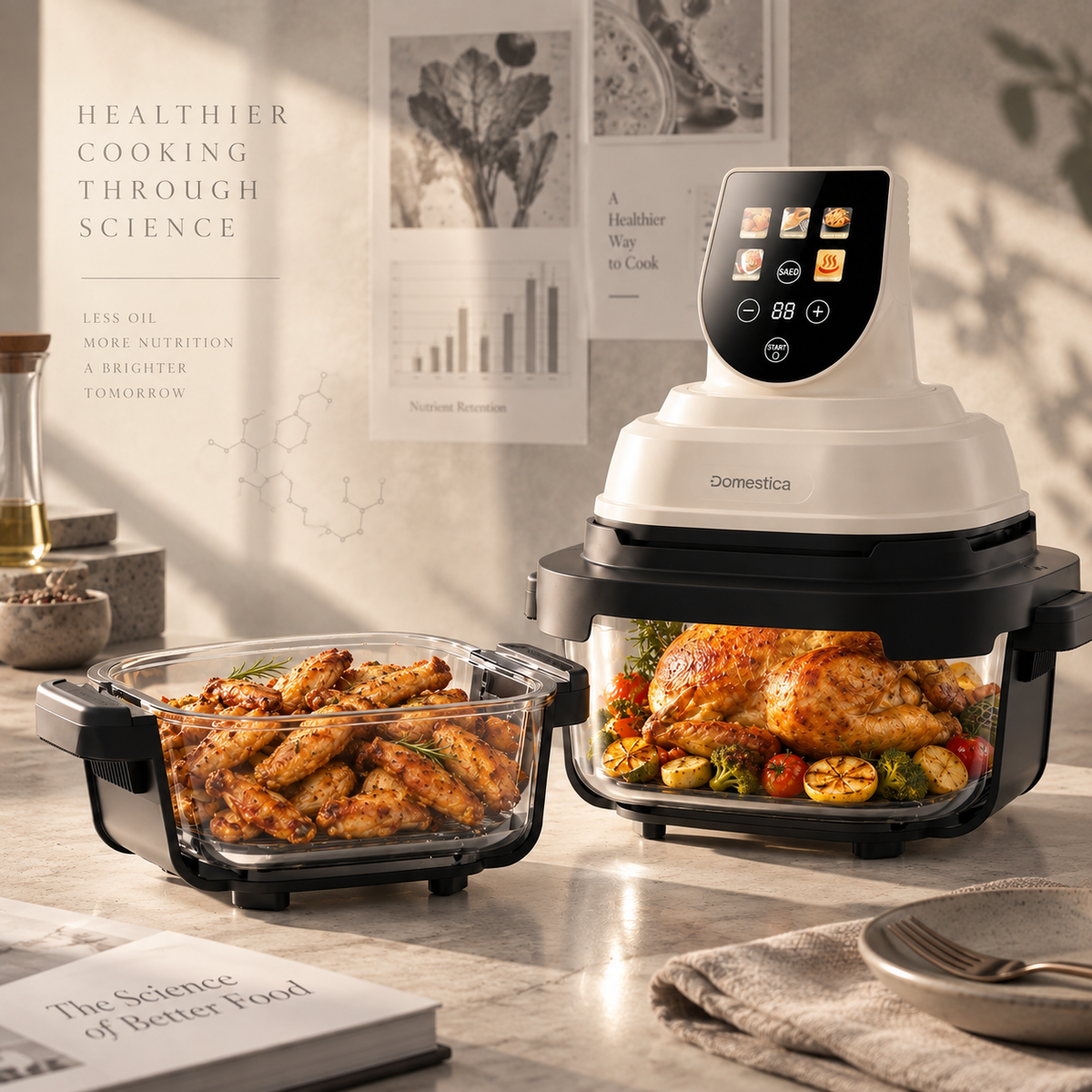 Benefits of Cooking in a Glass Air Fryer