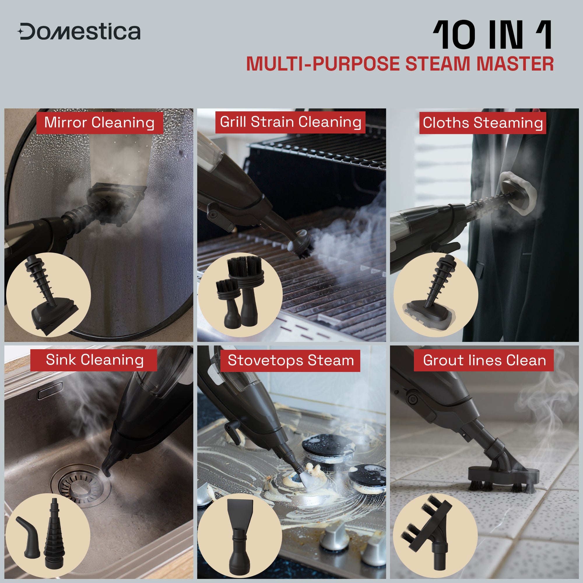 Steamo 10-In-1 Steam Cleaner